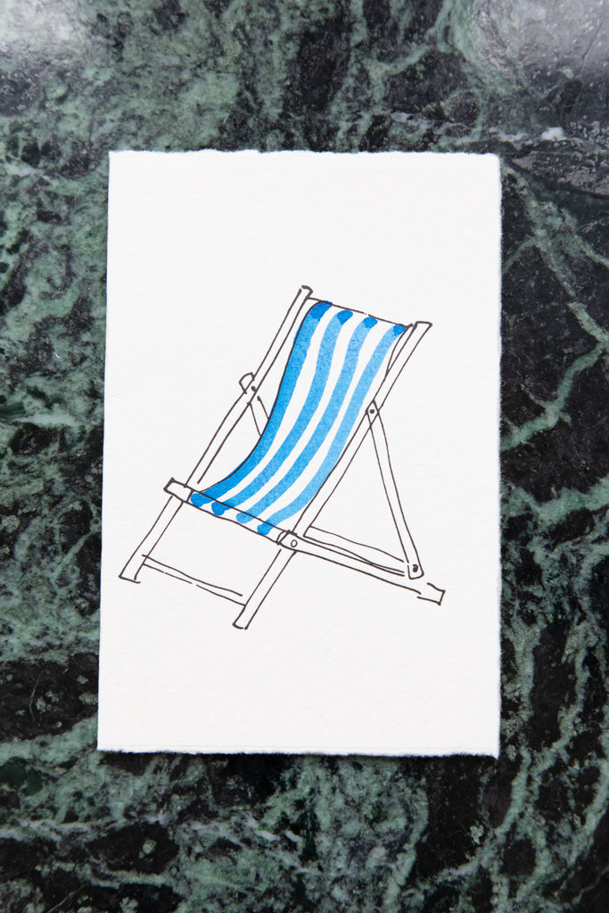 Scribble & Daub | Card in Deck Chair