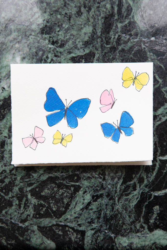 Scribble & Daub | Card in Butterflies