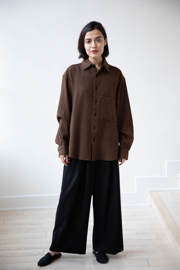 Evan Kinori | Big Shirt Two in Lightweight Wool Gauze