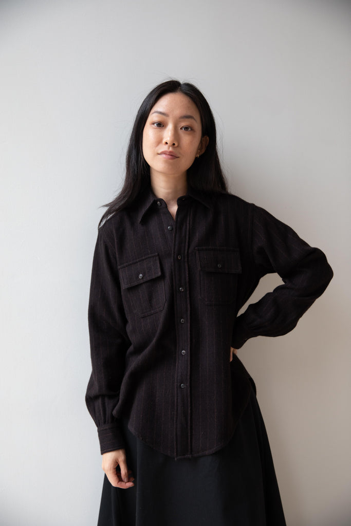 Samuel Snider | Technician Shirt in Carob & Espresso