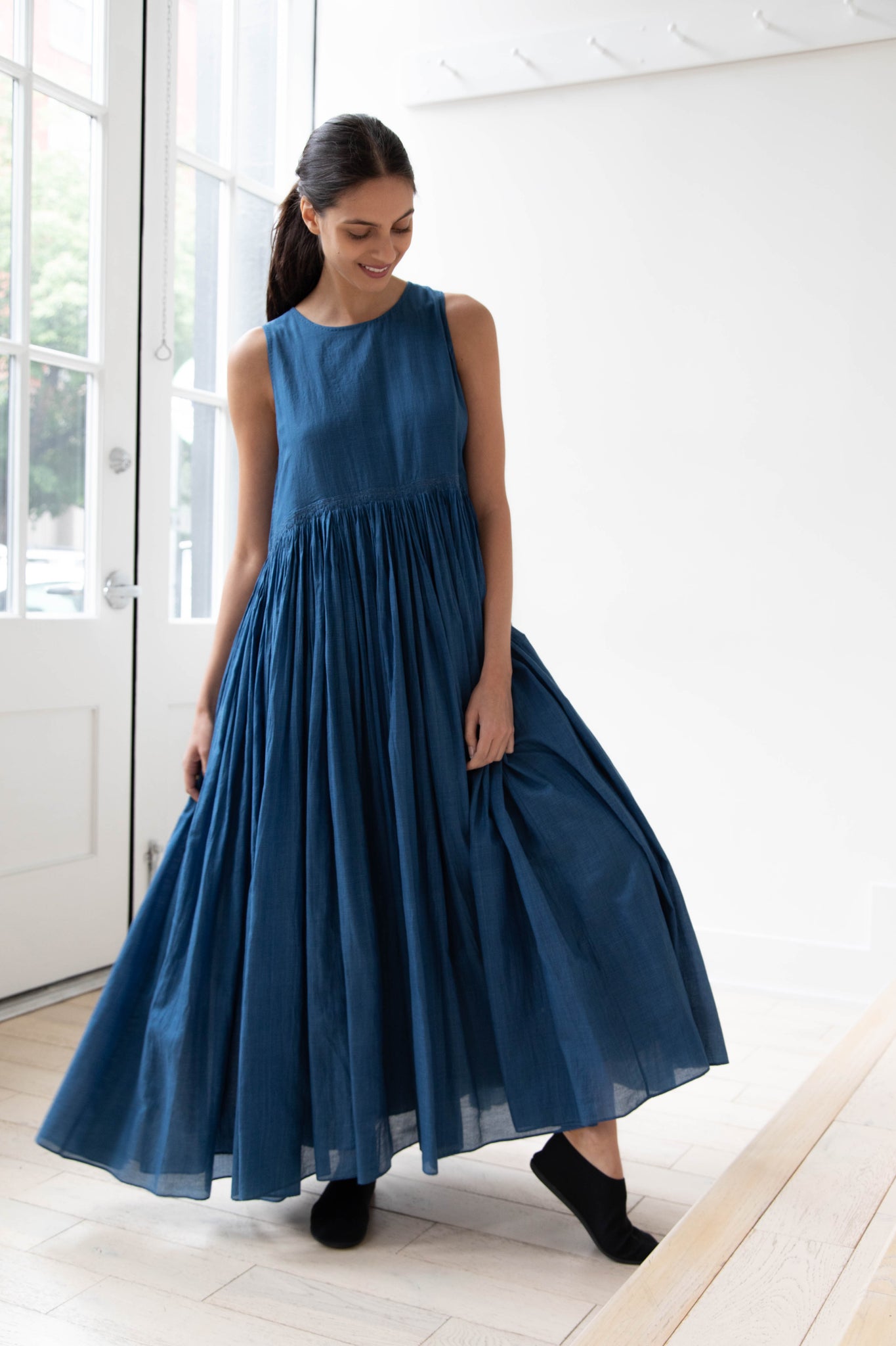 rennes Maku | Aditta Dress in Light Blue Indigo rennes Maku | Aditta Dress in Light Blue Indigo