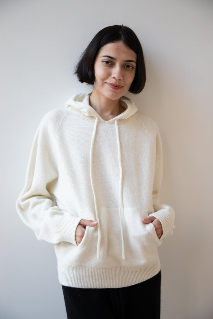 Nothing Written | Casa Knit Hoodie Sweater in Ivory