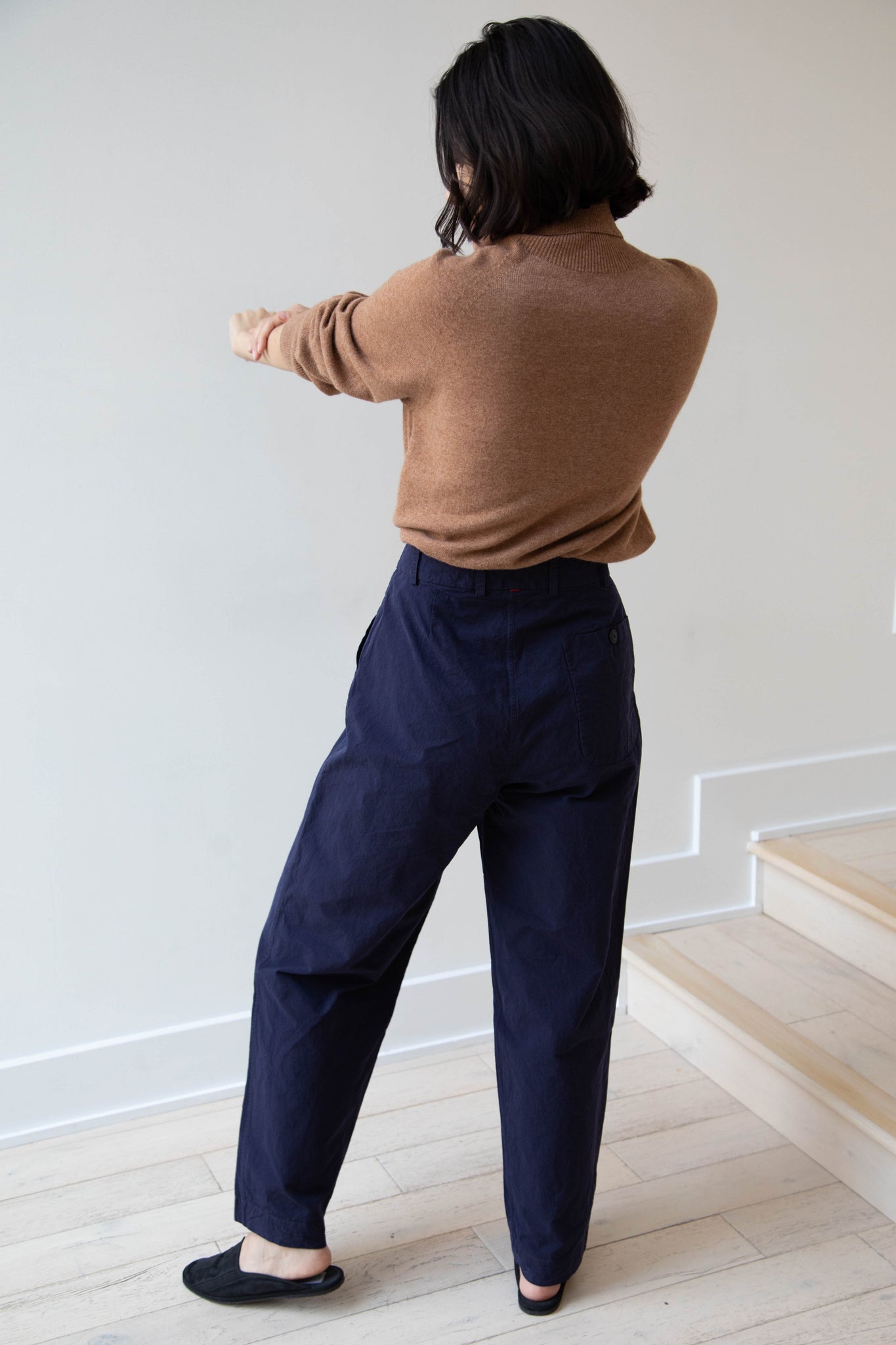 Casey Casey | Marie Pant in Navy Tough Cot