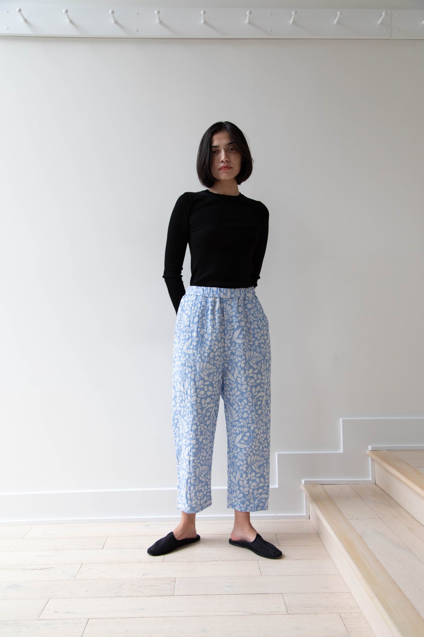 Old Man's Tailor | Tapered Floral Trousers