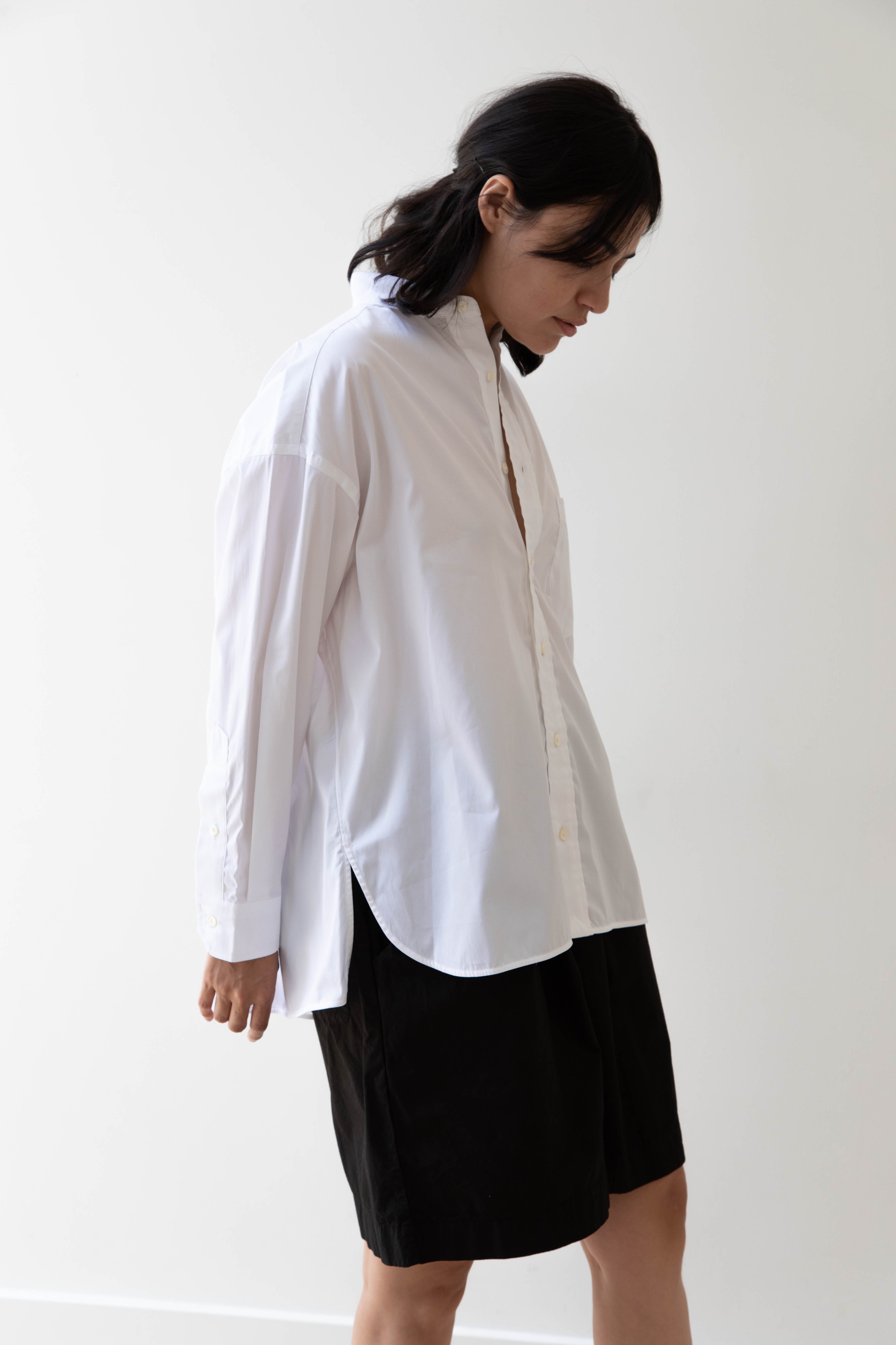 rennes — Ticca | Square Big Shirt in White