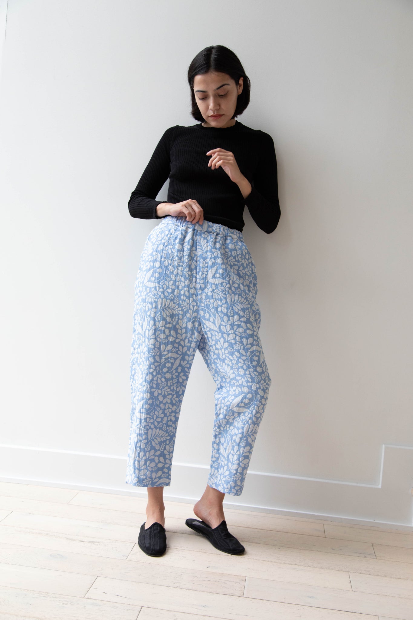 Old Man's Tailor | Tapered Floral Trousers