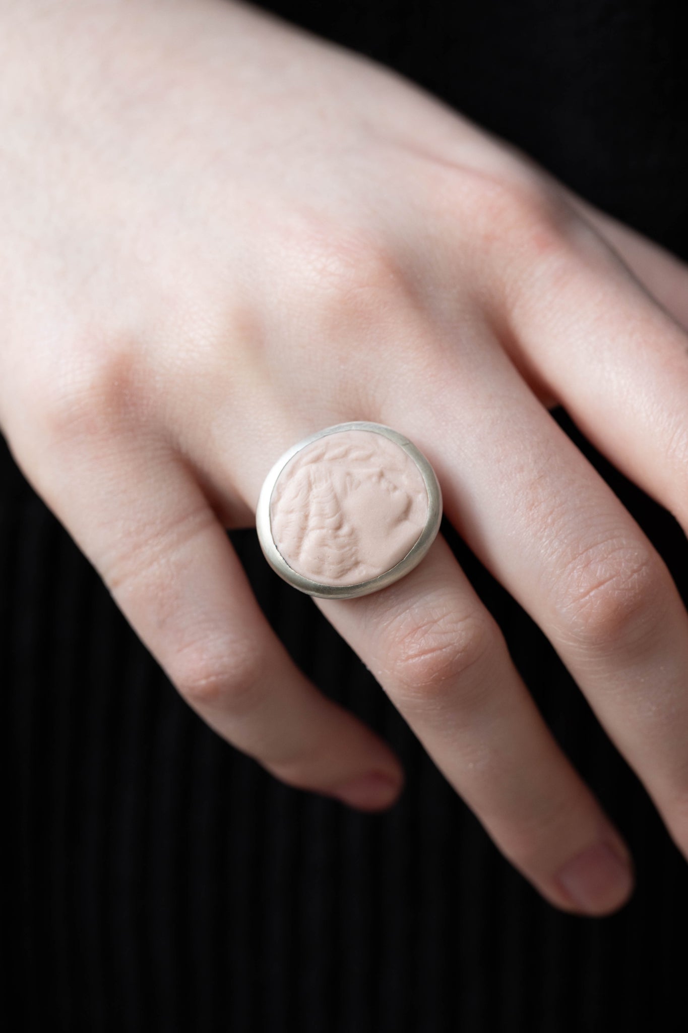 Marcie McGoldrick | Etruscan Ring in Blush & Silver