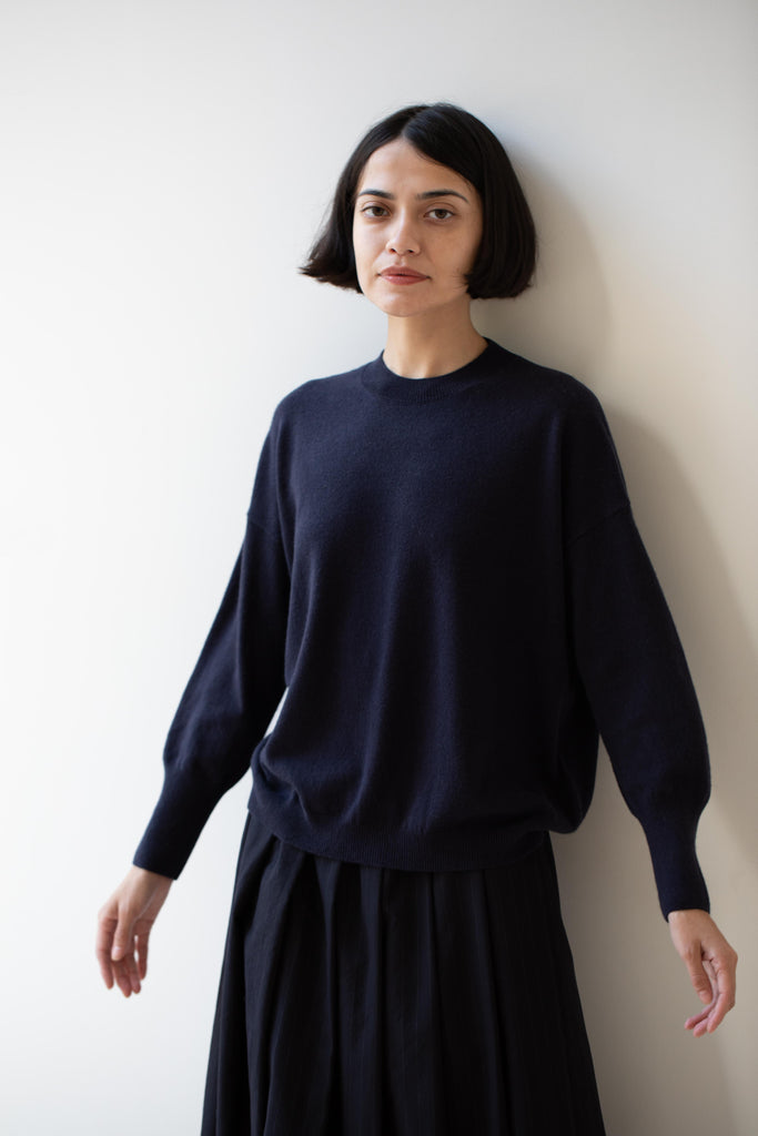 Bergfabel | Cashmere Sweater in Navy