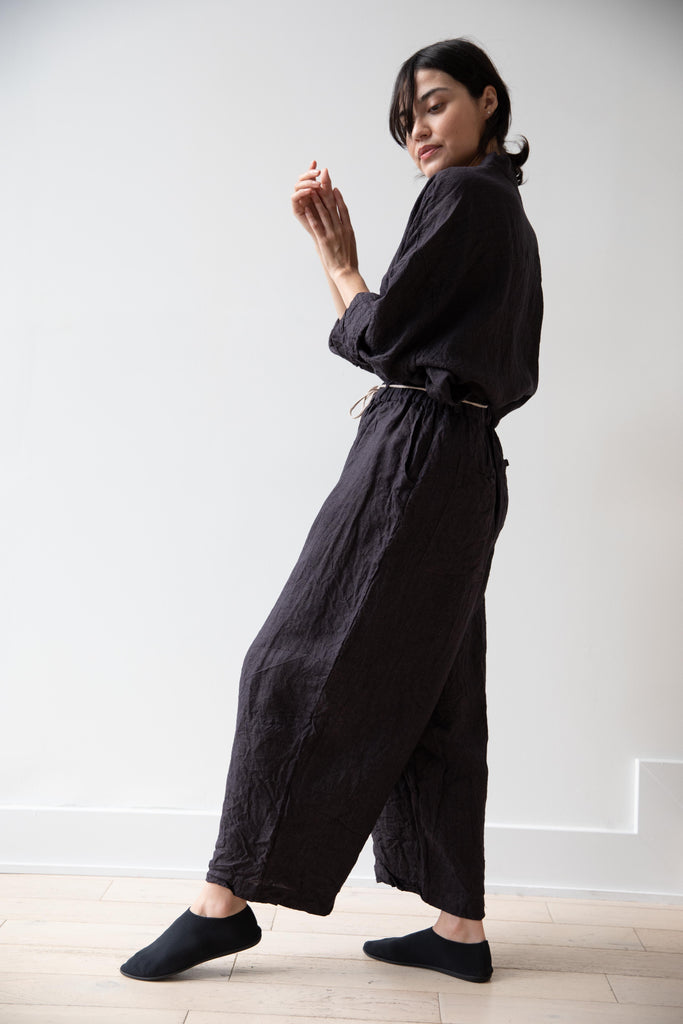Risa Nakamura | Wide Trousers in Black