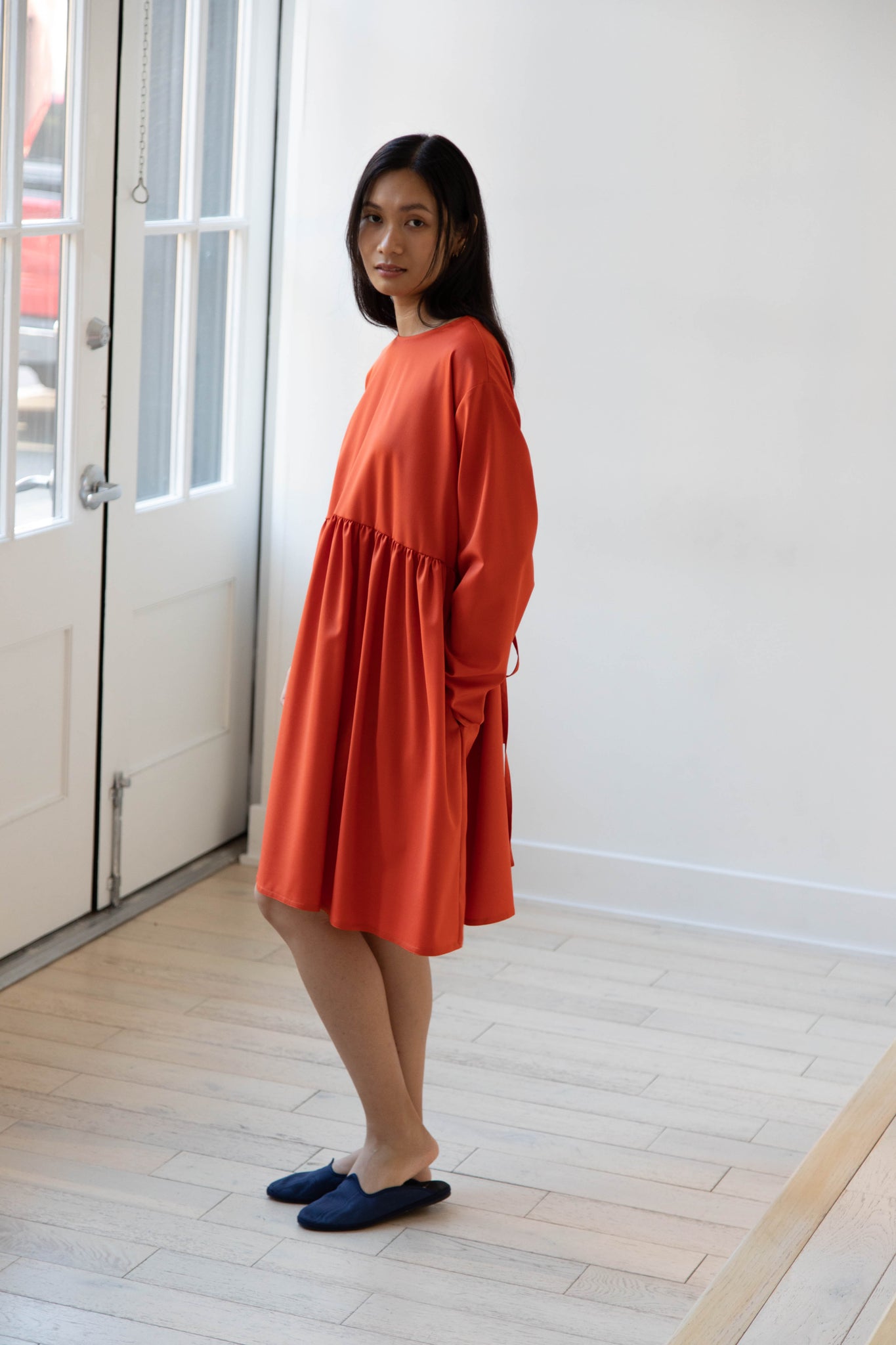 tropical orange dress Symi Dress - Orange Tropical