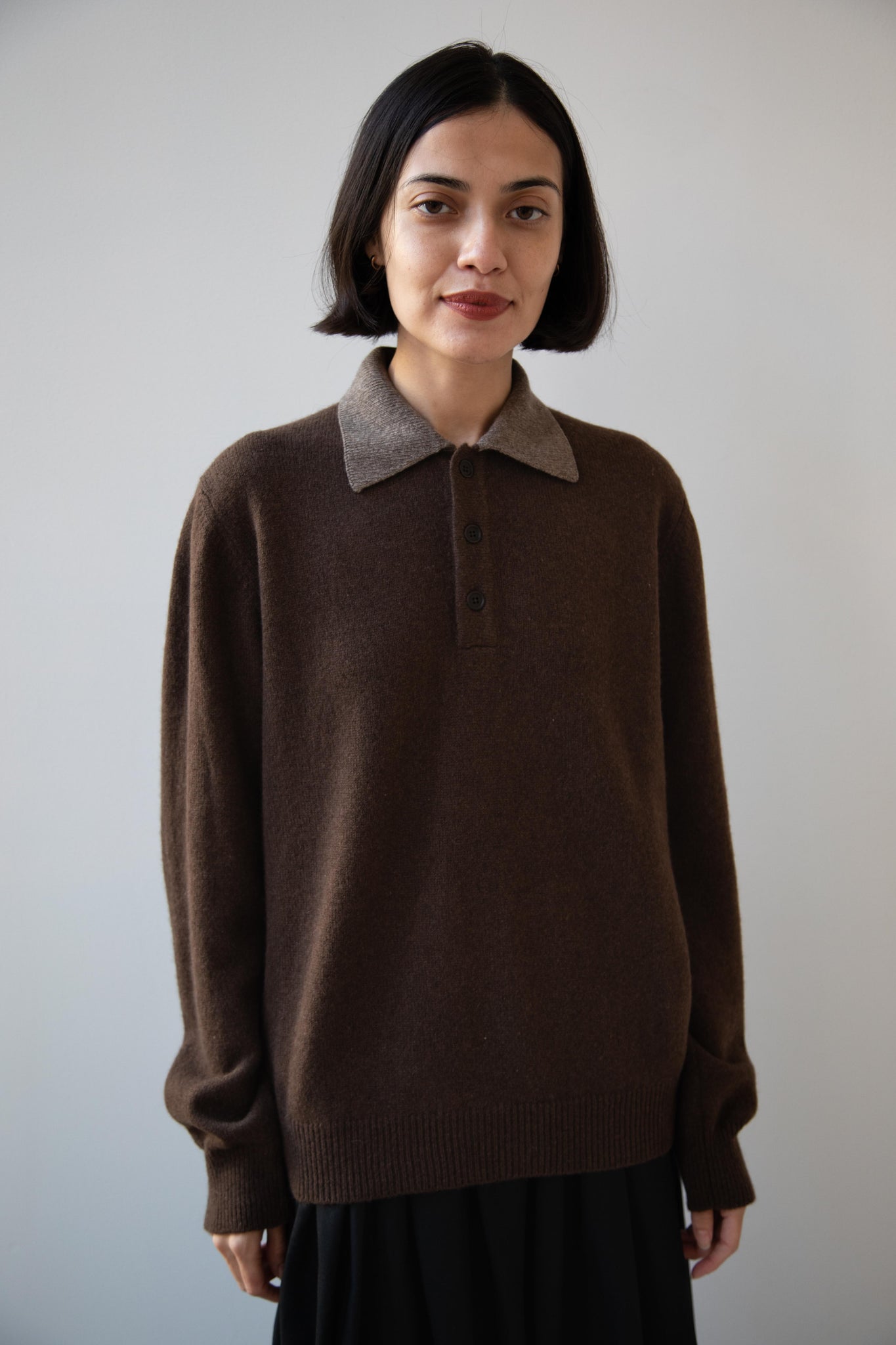 evan kinori ウールセットアップ　ブラウン evan kinori ウールセットアップ ブラウン