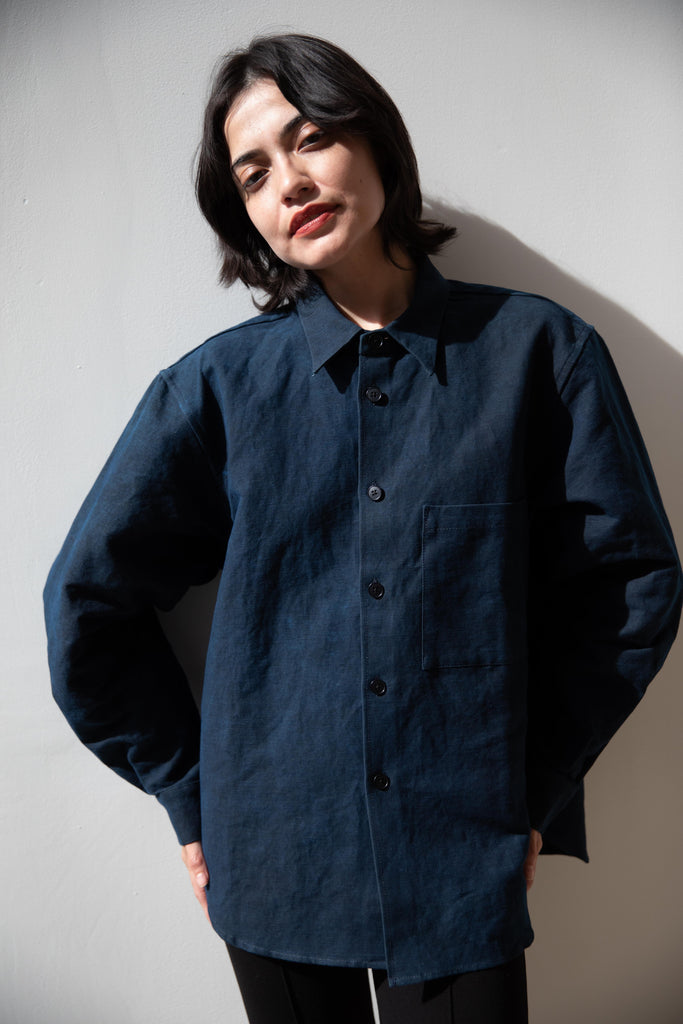 MAN-TLE | Weather Shirt in Indigo