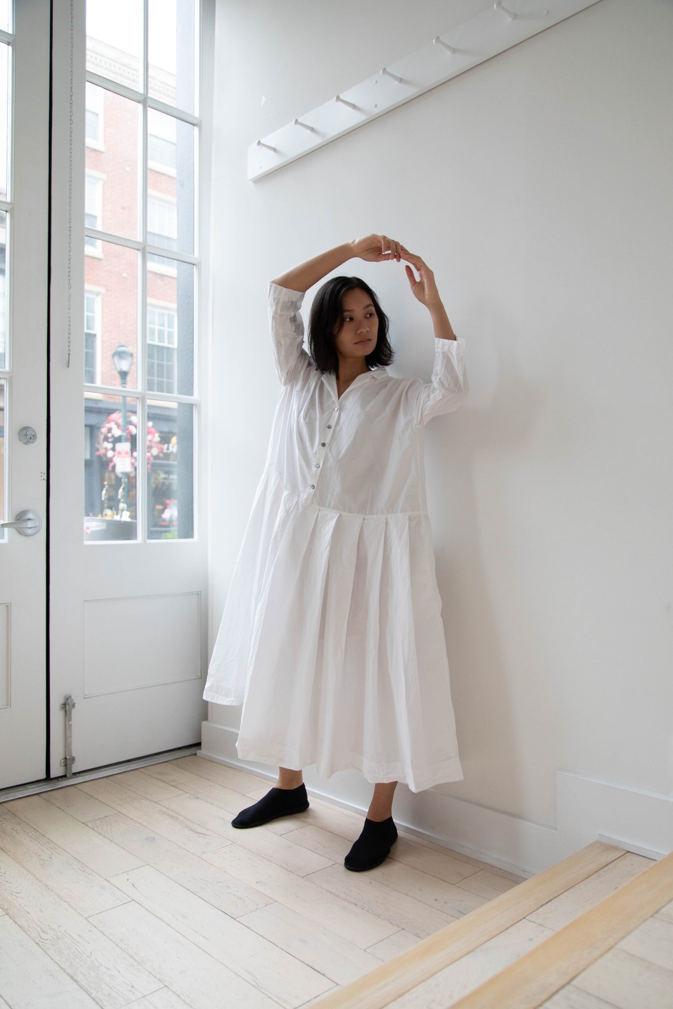 pleated dress with collar Amazon.com: French Style Baby Collar Dress, Black with White Contrast, A-Line Pleated Skirt, Long Sleeves (US, Alpha, Small, Regular, Regular, Black) : Clothing, Shoes & Jewelry
