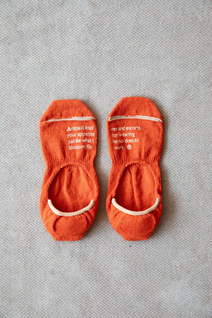 Antipast | Lettered Socks in Orange