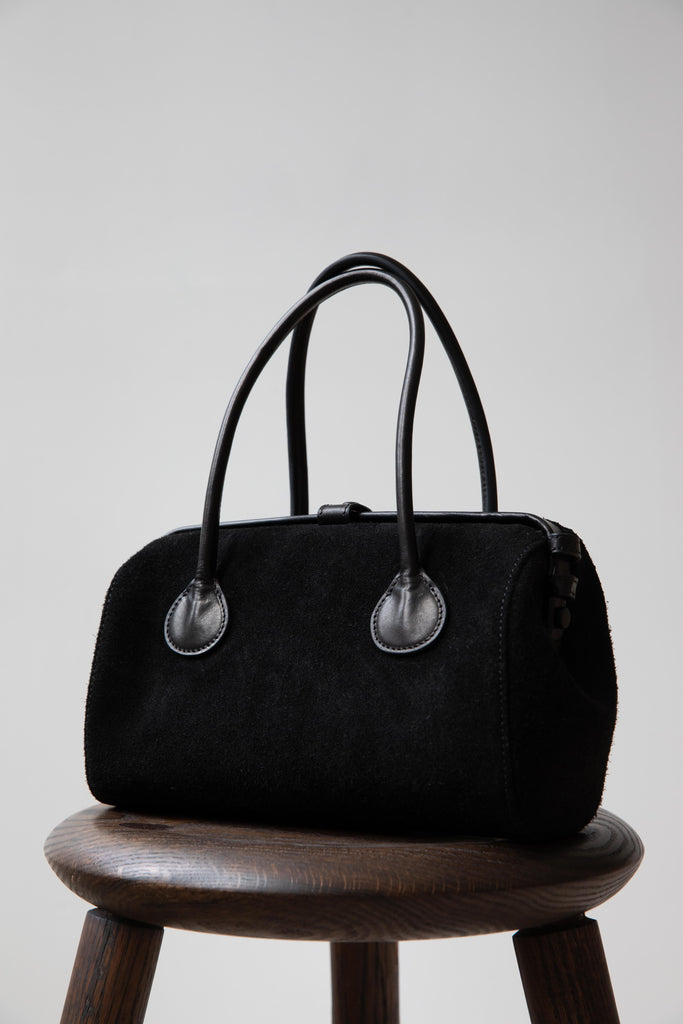 The Backward Vendor | Tanker Crossover in Black Suede