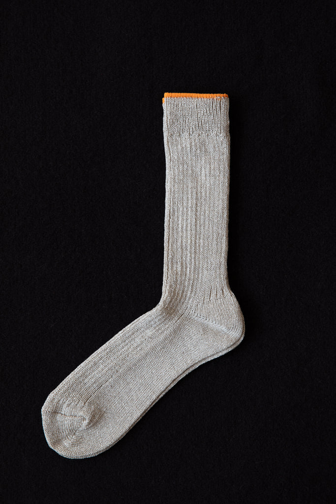 Antipast | Linen Sparkly Socks in Beige