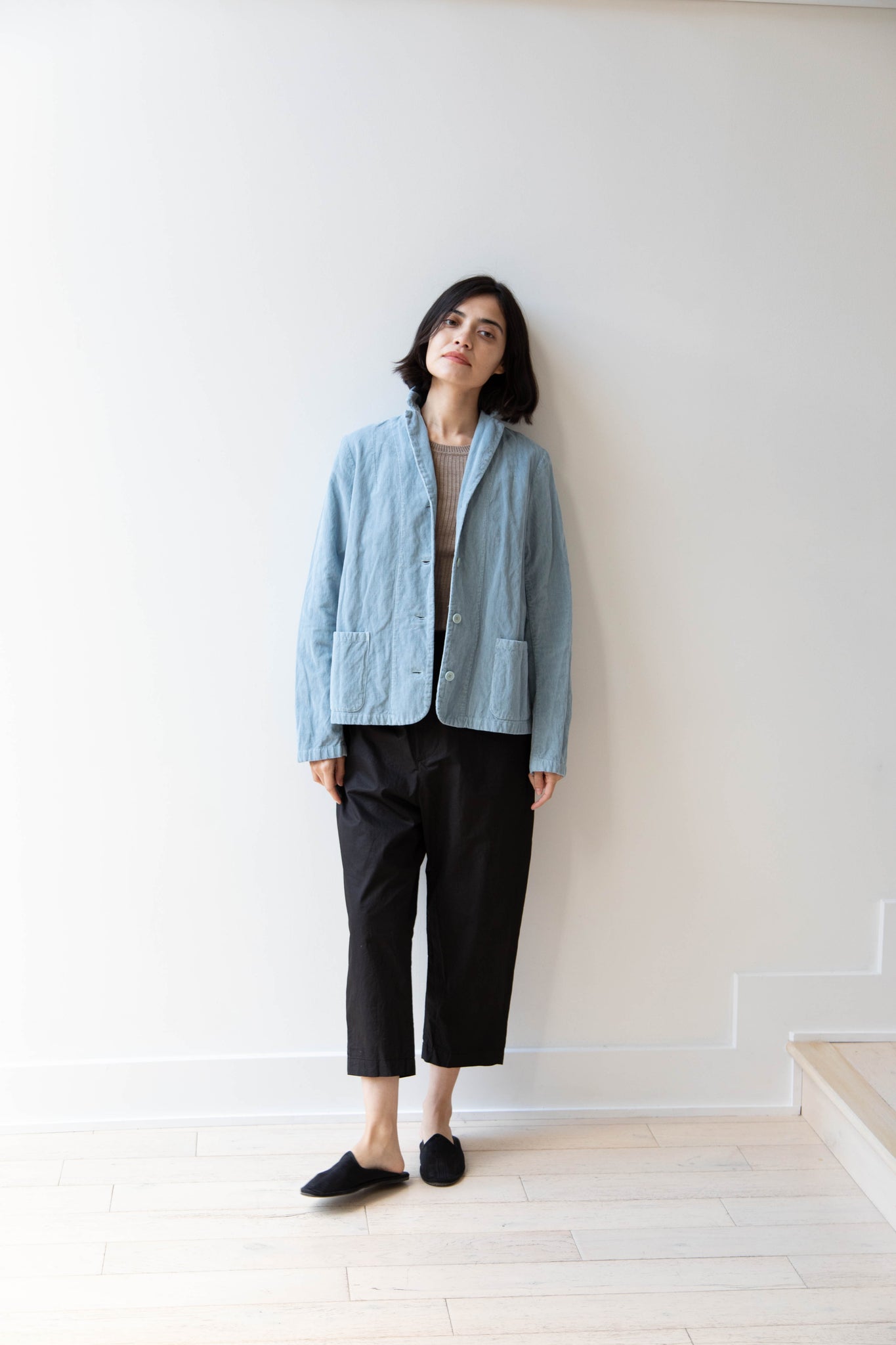 Manuelle Guibal | Fitted Jacket in Aqua