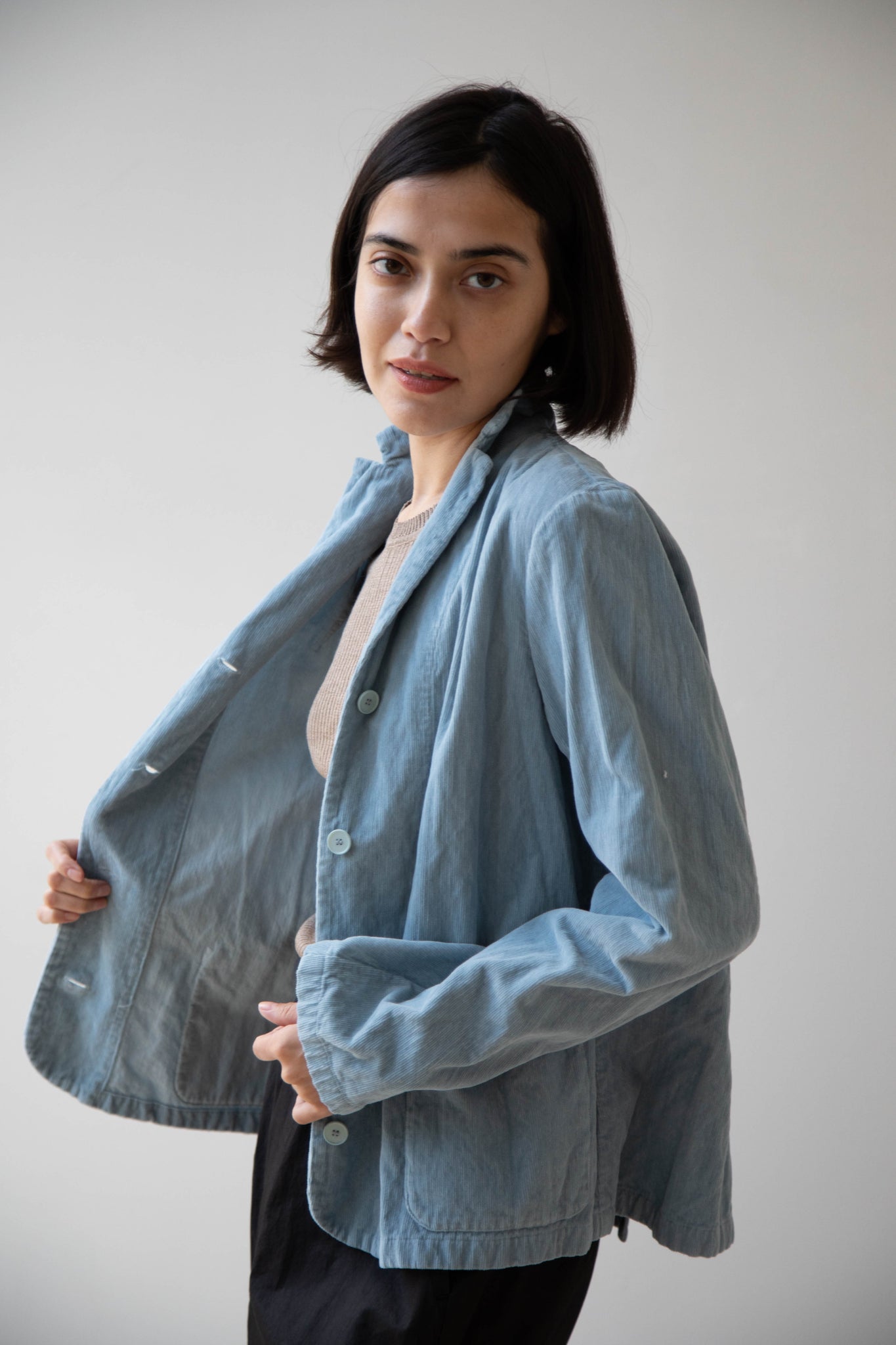 Manuelle Guibal | Fitted Jacket in Aqua