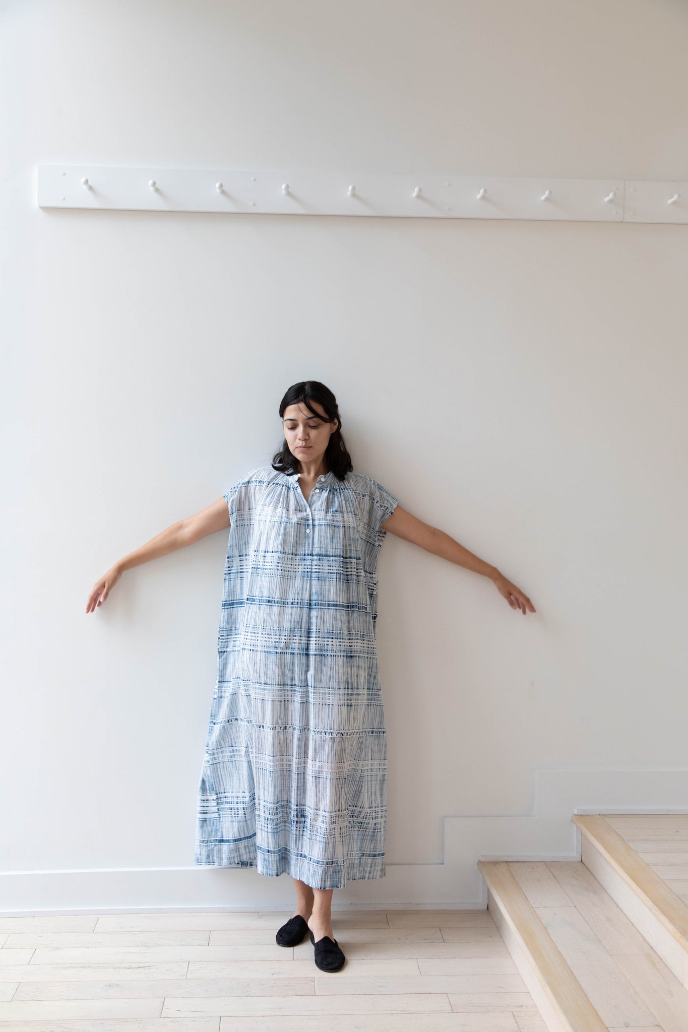 ワンピース ARTS&SCIENCE side gather dress natural ワンピース ARTS&SCIENCE side gather dress natural ARTS&SCIENCE