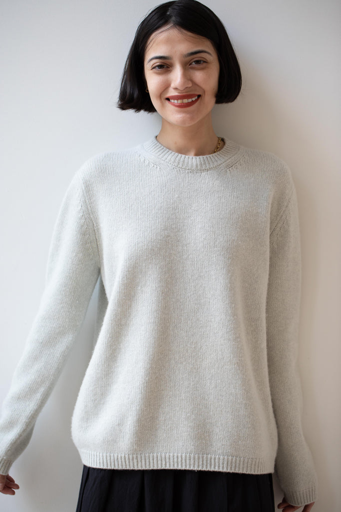Bergfabel | Wool Cashmere Sweater in Ice