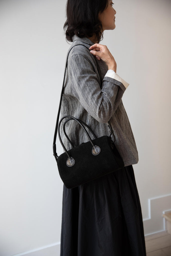 The Backward Vendor | Tanker Crossover in Black Suede