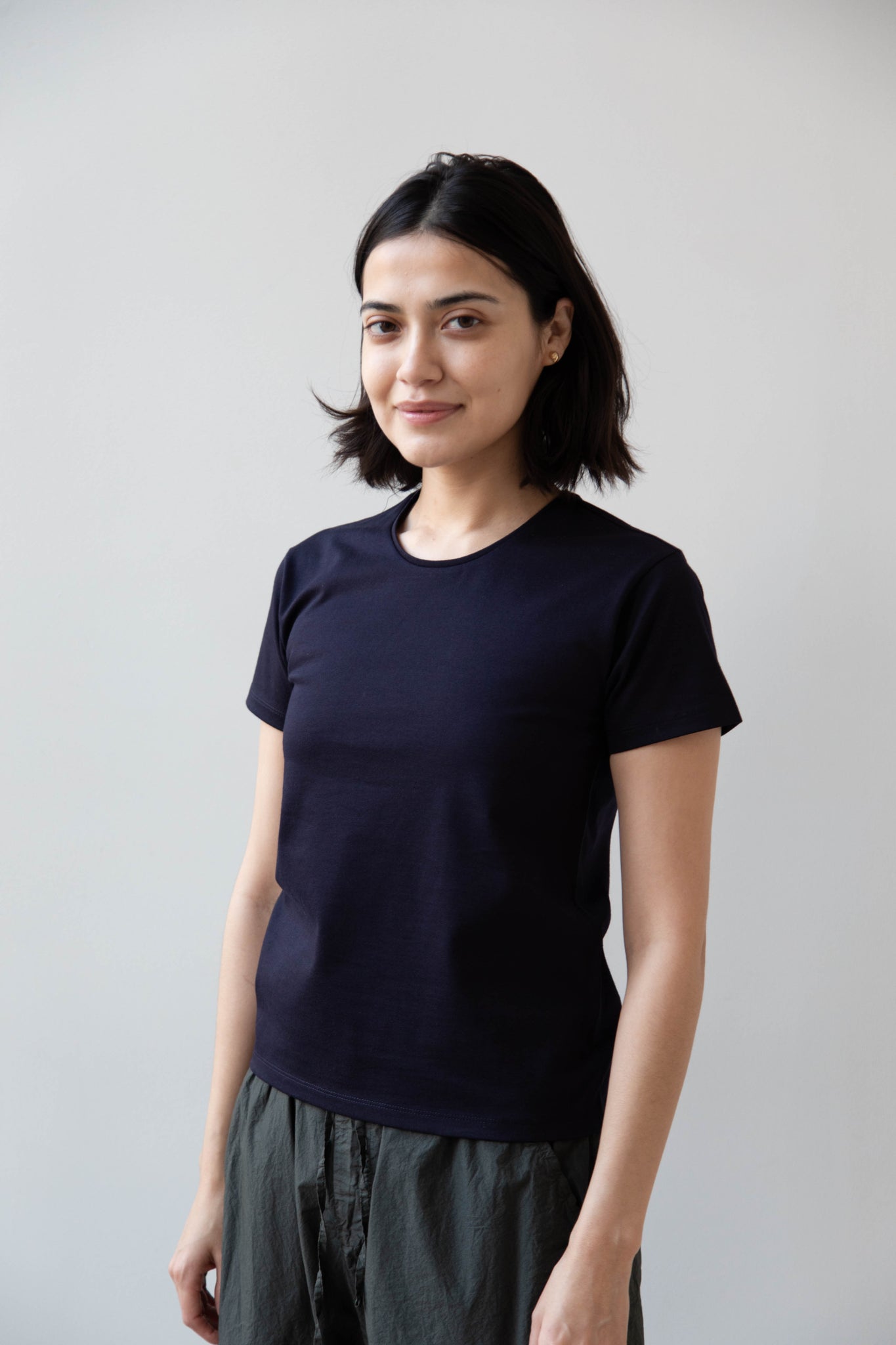 Le 17 Septembre | Round Neck T-Shirt in Navy