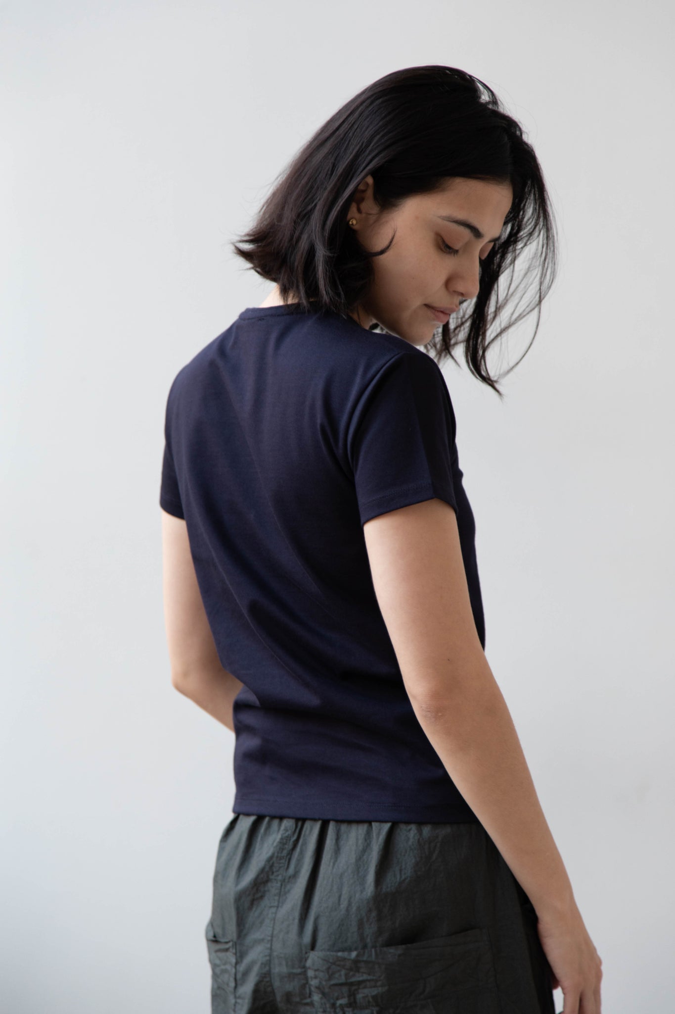 Le 17 Septembre | Round Neck T-Shirt in Navy