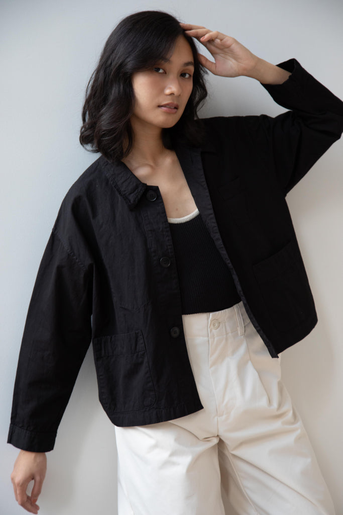 Laboratory | Work Jacket in Matte Black
