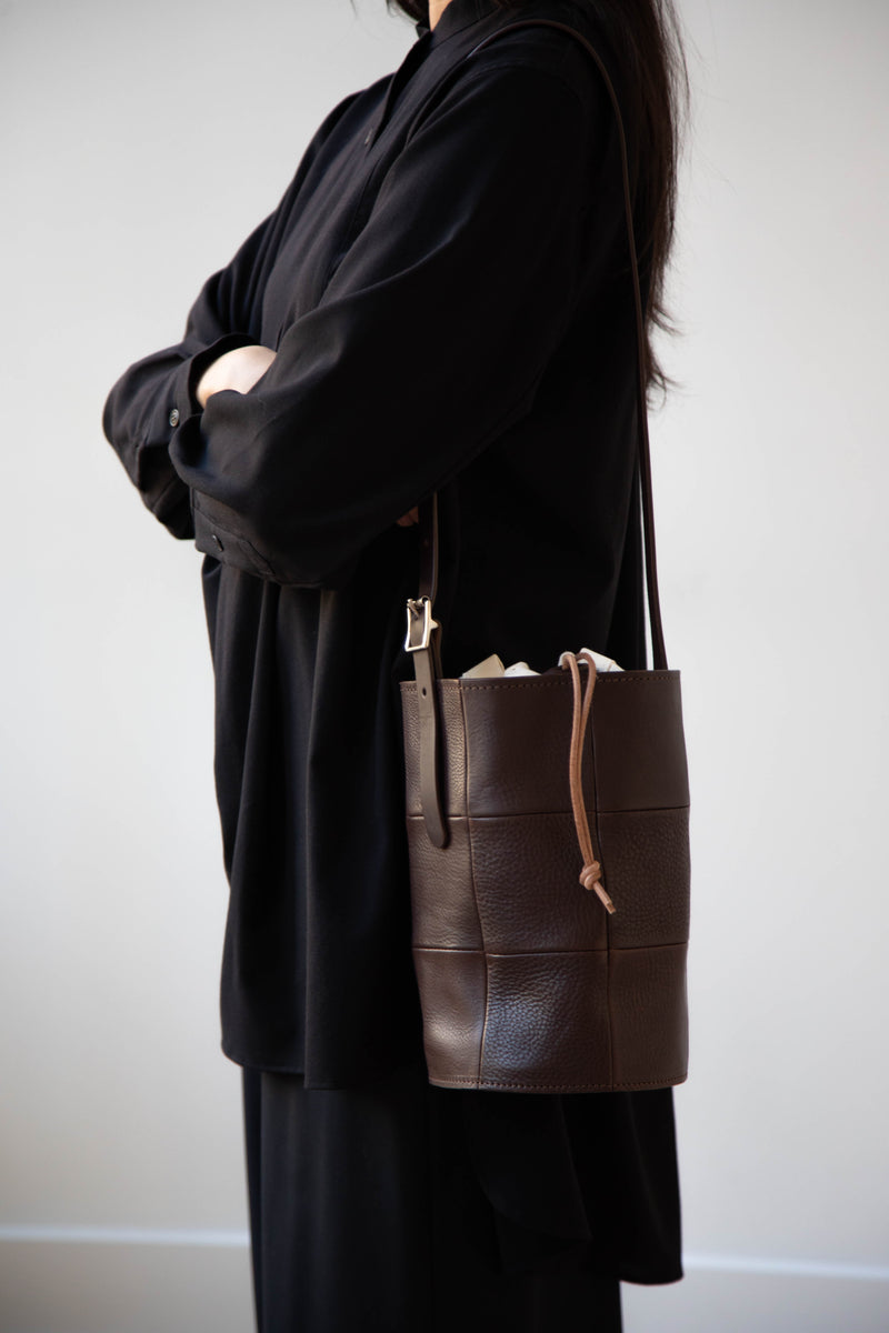 Cawley Bucket Bag in Chocolate/Tan main image 1