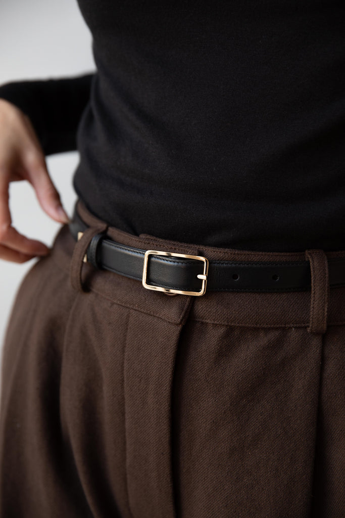 Carven | Thin Belt in Black
