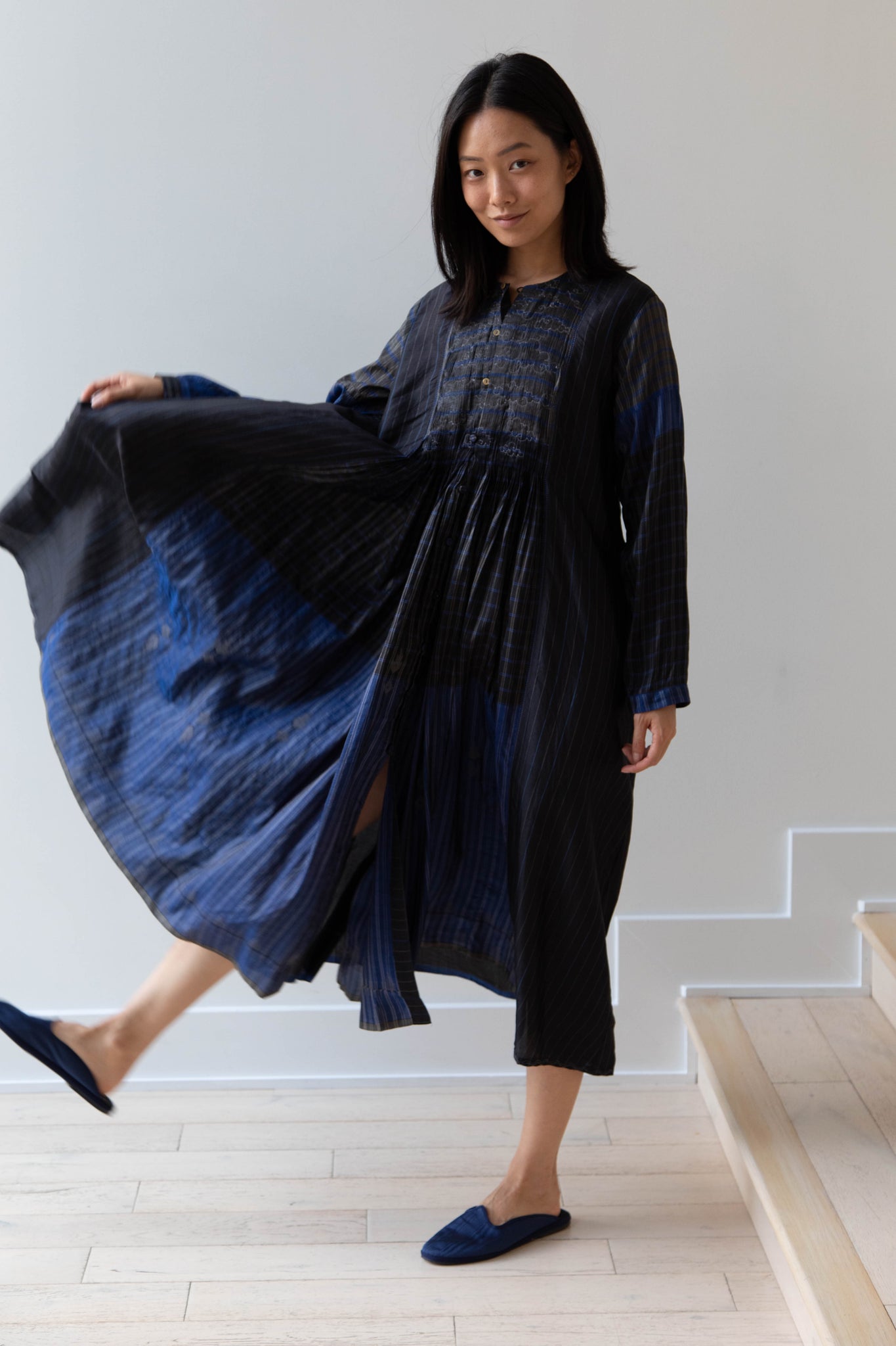 Maku | Rene Dress in Silk Jamdani