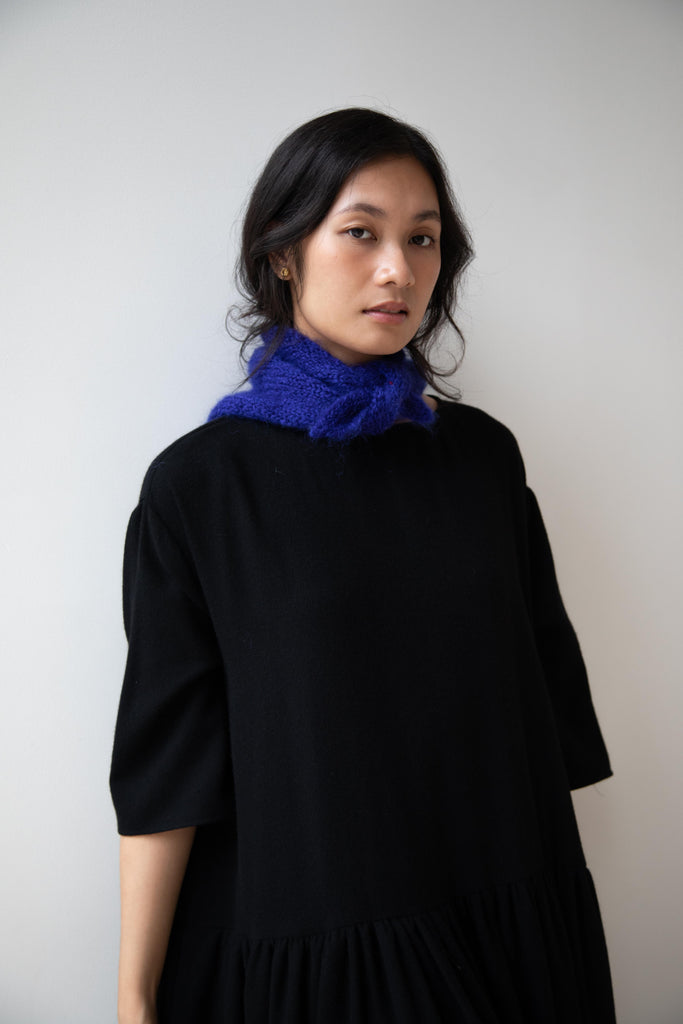 Apuntob | Mohair Scarf in Electric Blue