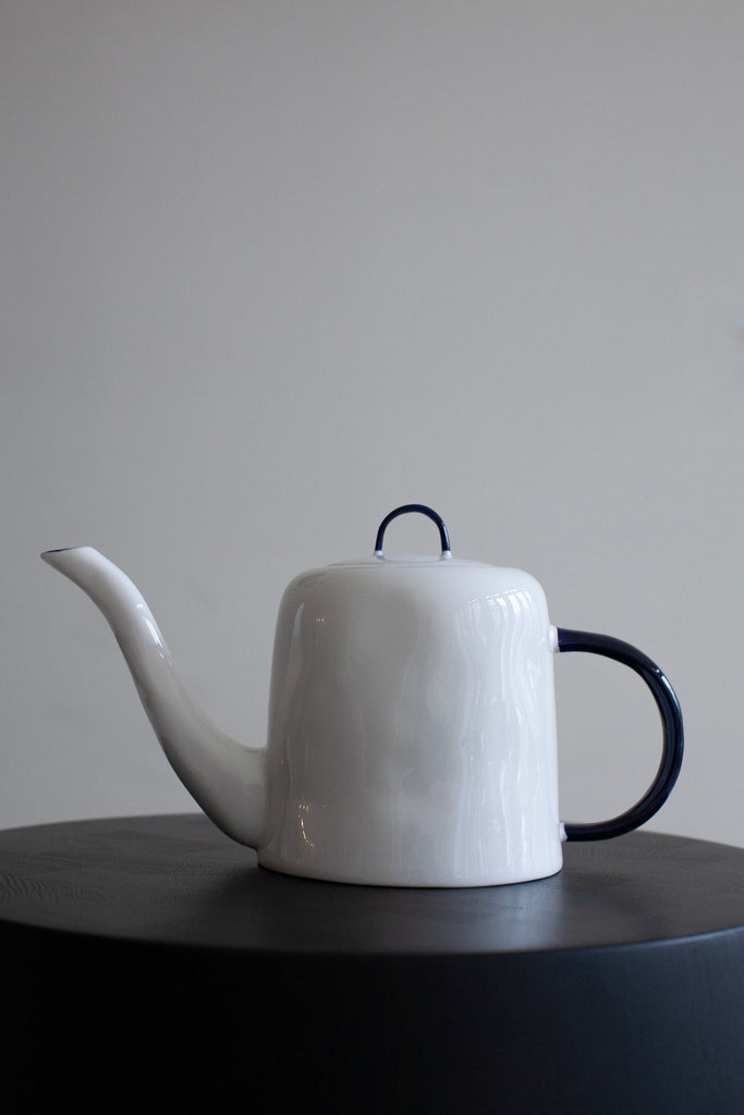 Feldspar | Teapot in Cobalt & White