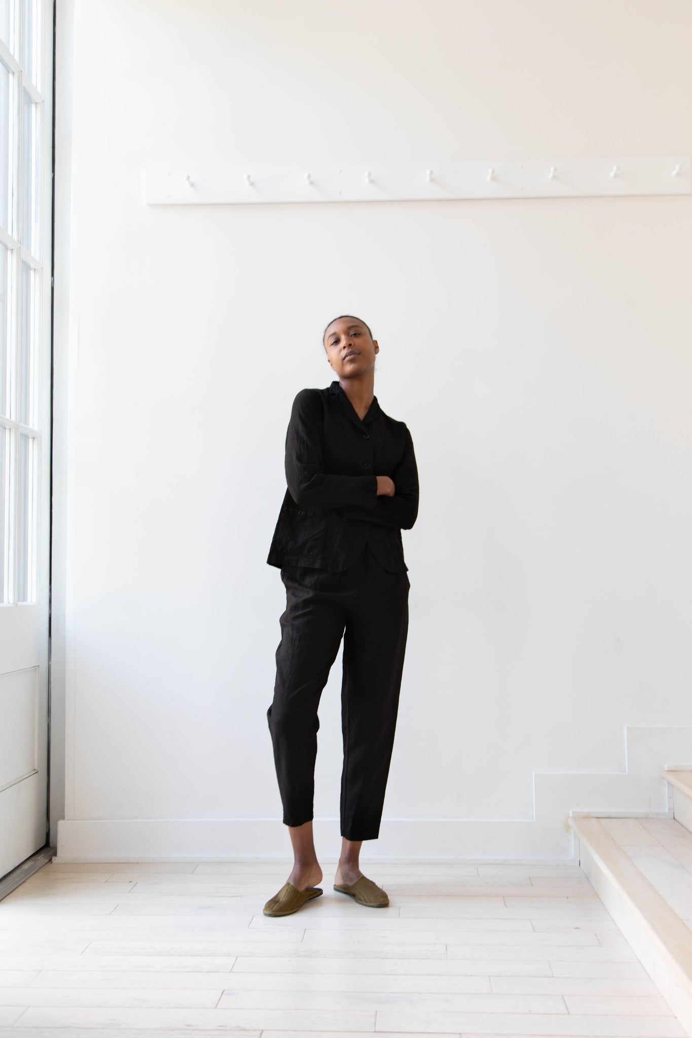 Manuelle Guibal | Simple Pantalon in Black