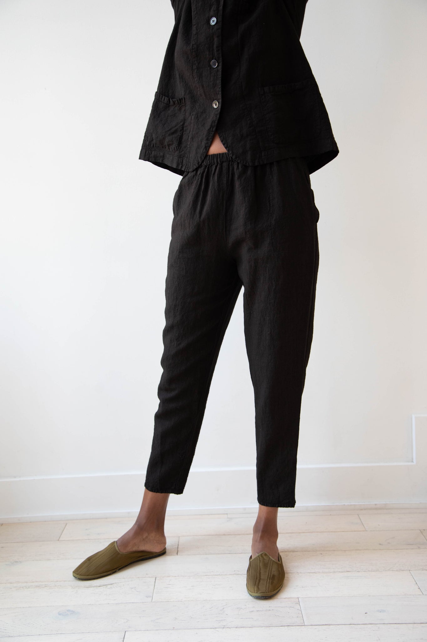 Manuelle Guibal | Simple Pantalon in Black