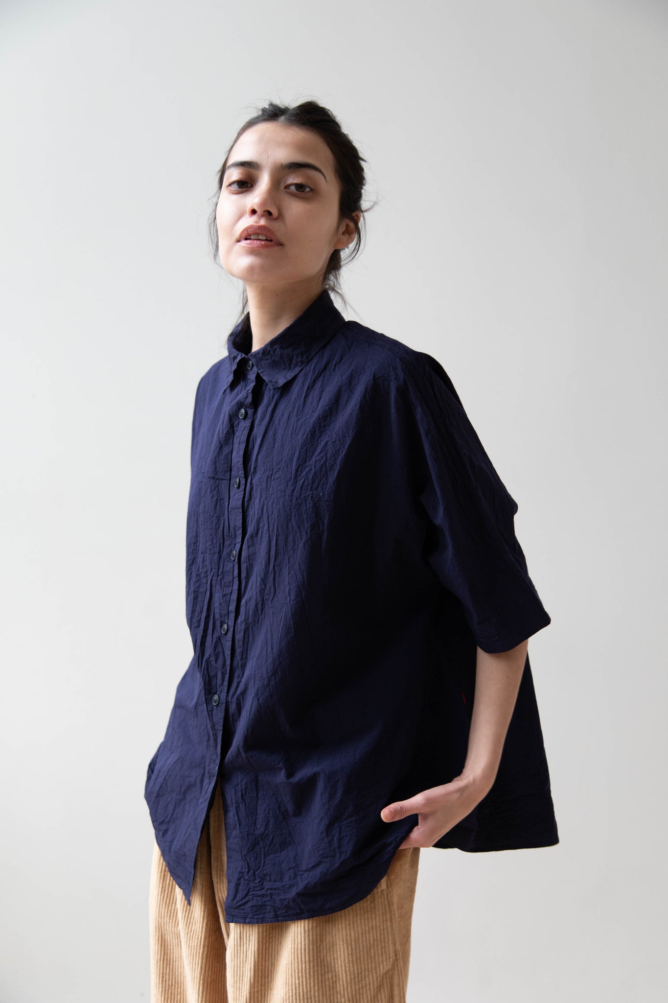 Casey Casey | Waga Shirt Light Paper Cotton in Ink