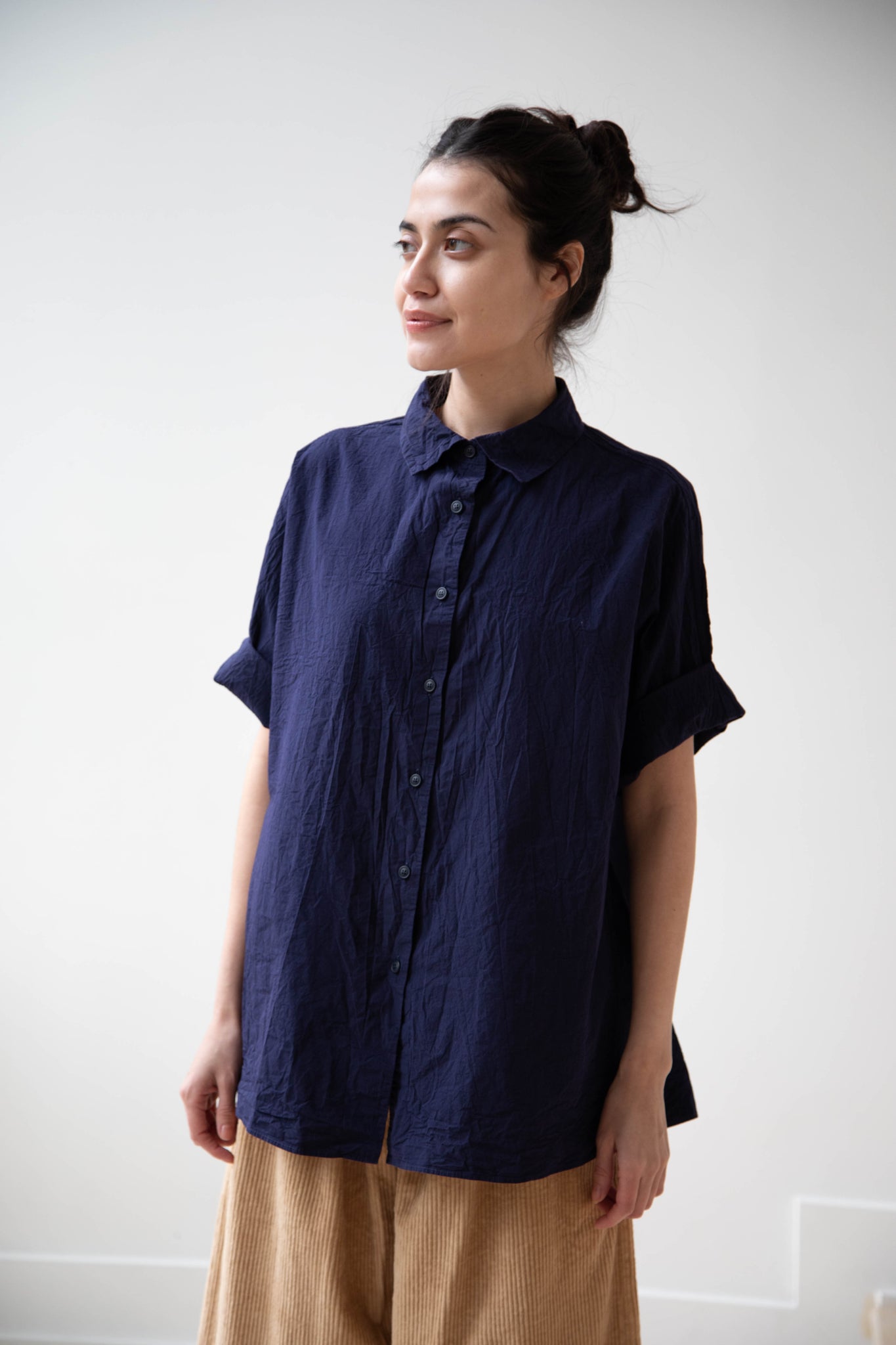 Casey Casey | Waga Shirt Light Paper Cotton in Ink