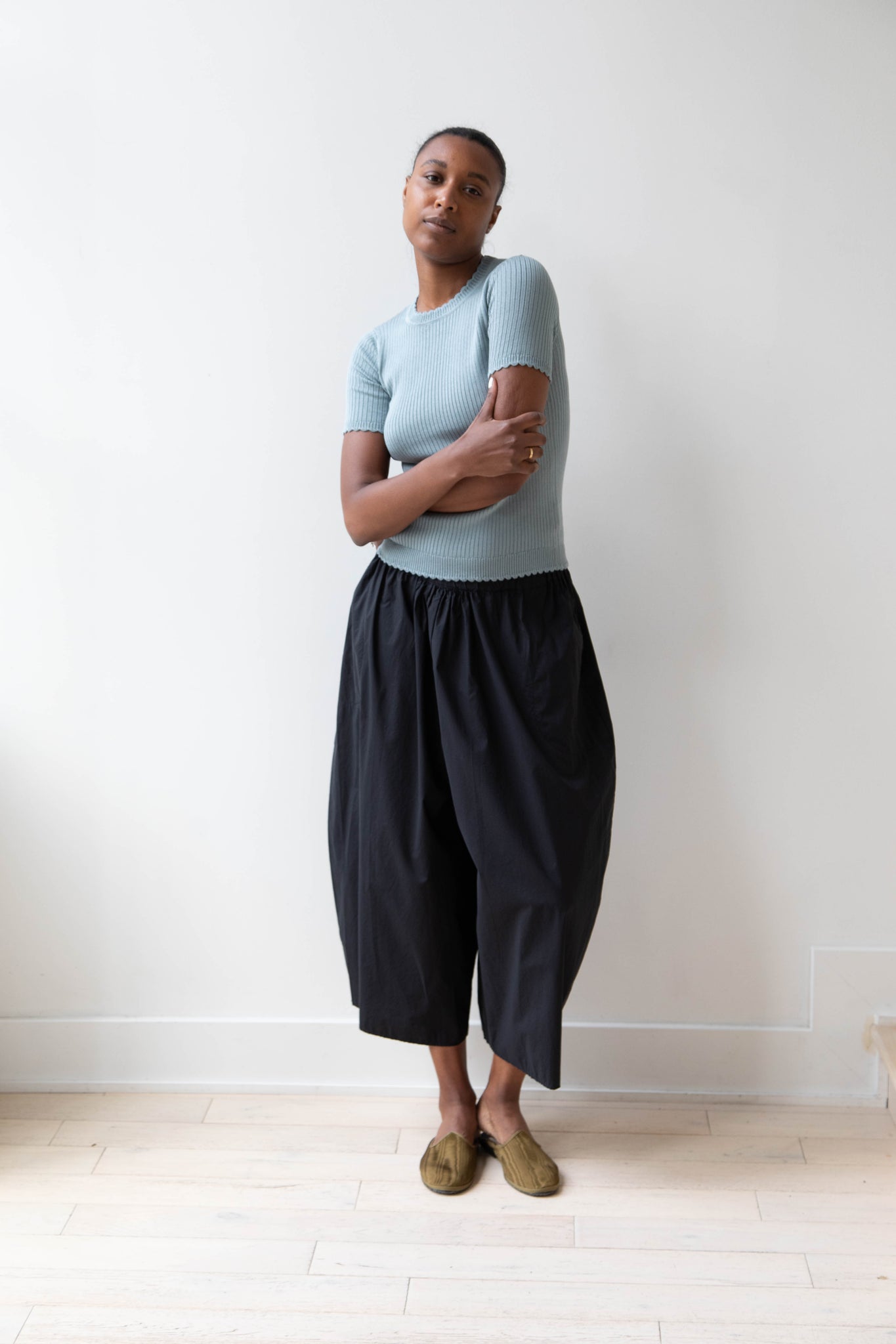 Manuelle Guibal | Pantalon Oversize in Black