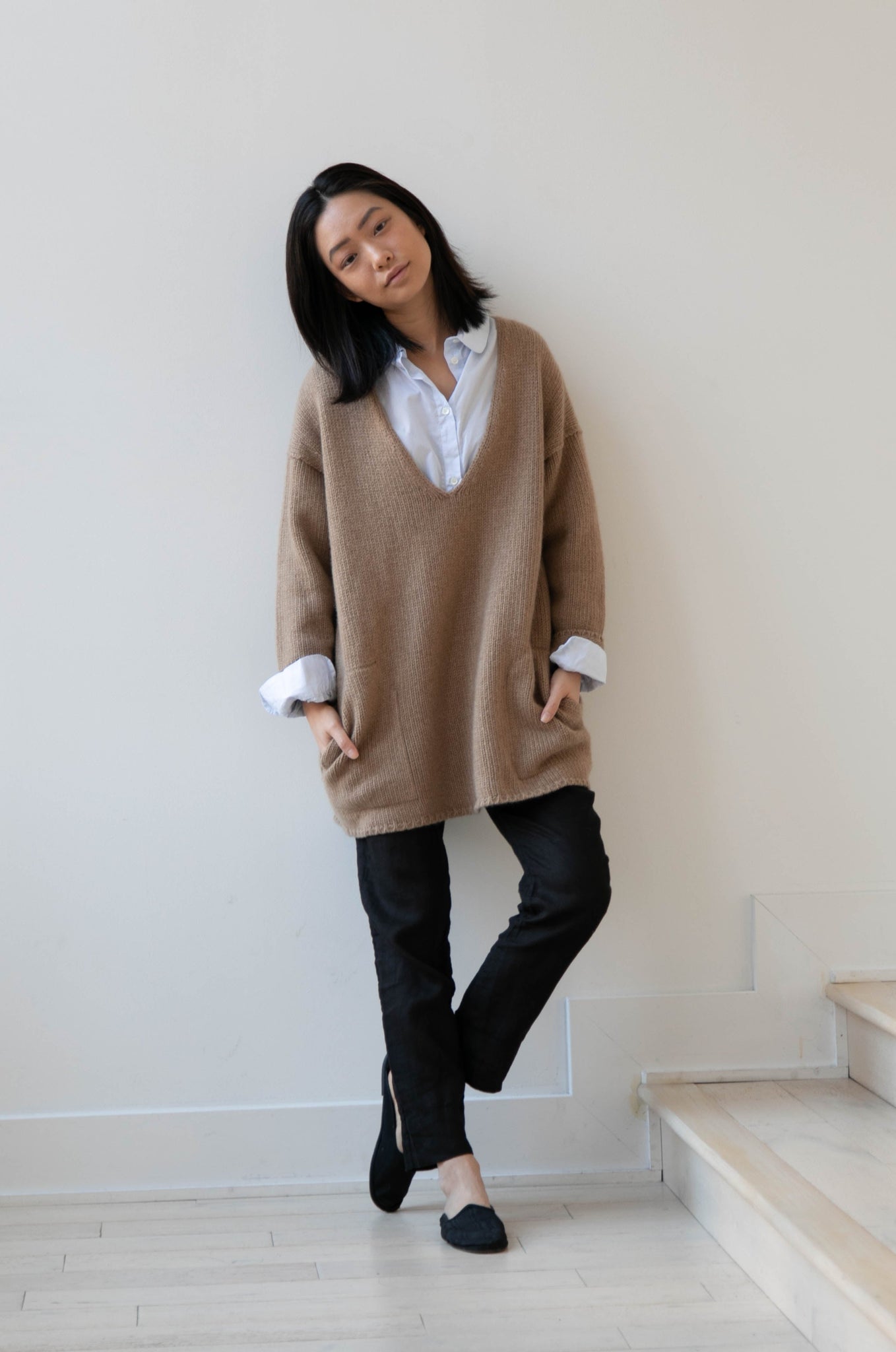 rennes — Arts & Science Cashmere Sweater Caramel