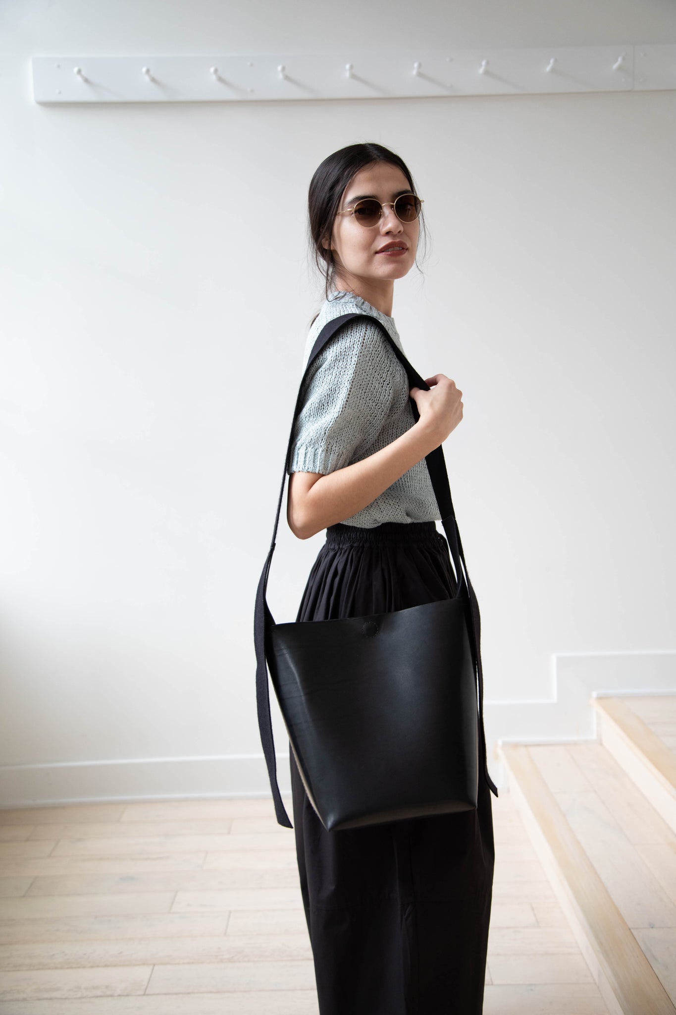 Melete | Liminal Bucket Bag with Felt Strap