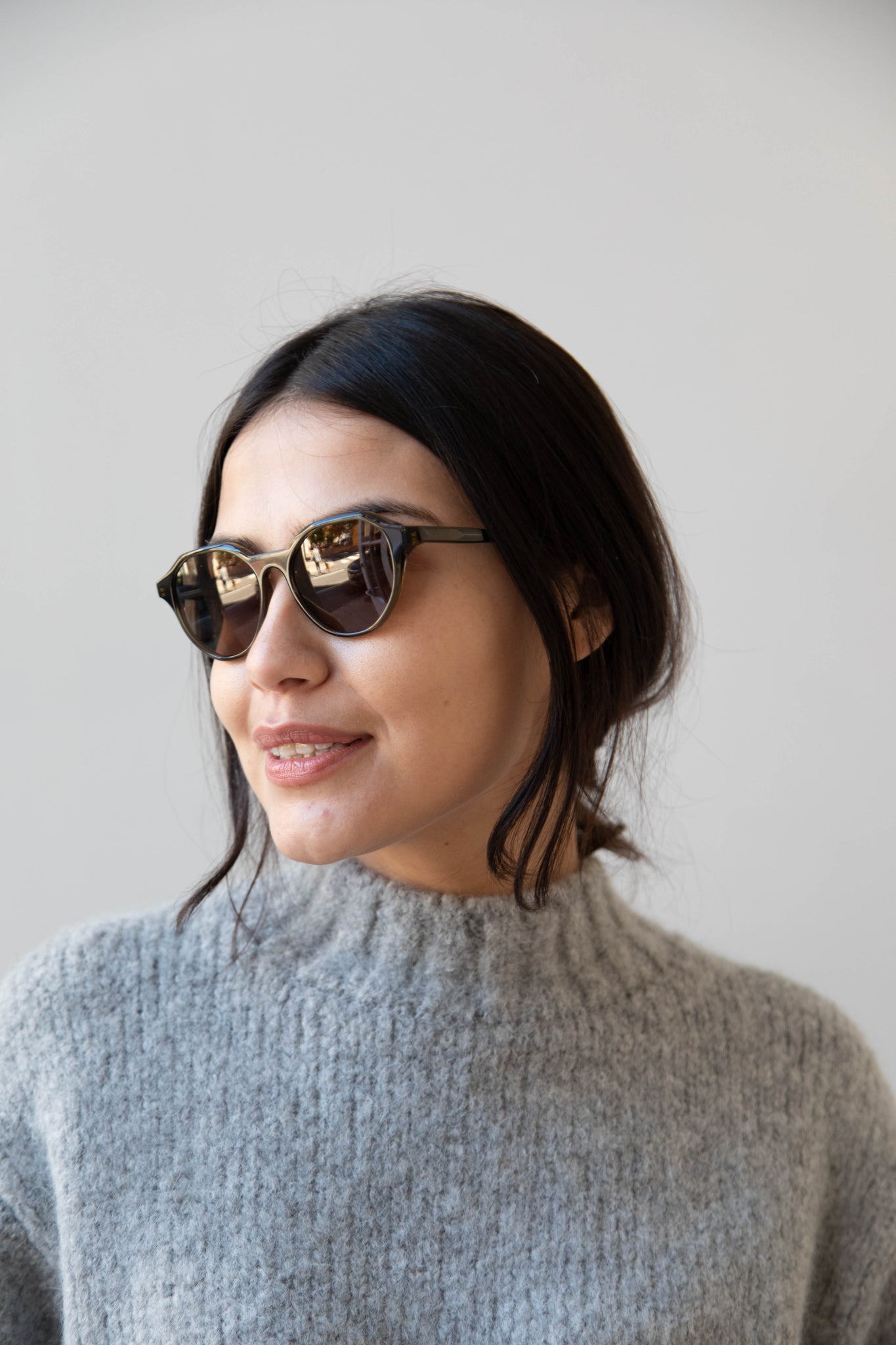 Eva Masaki | Mouse Sunglasses in Forest
