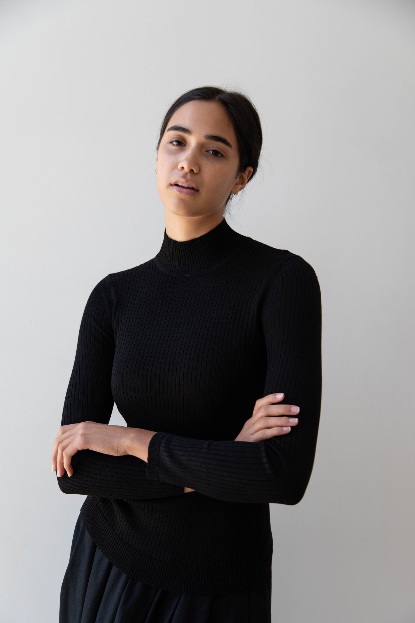 T shirt long cheap noir femme
