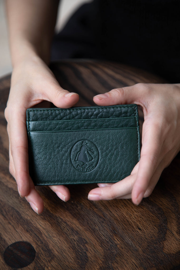 rennes Card Case in Spruce Leather