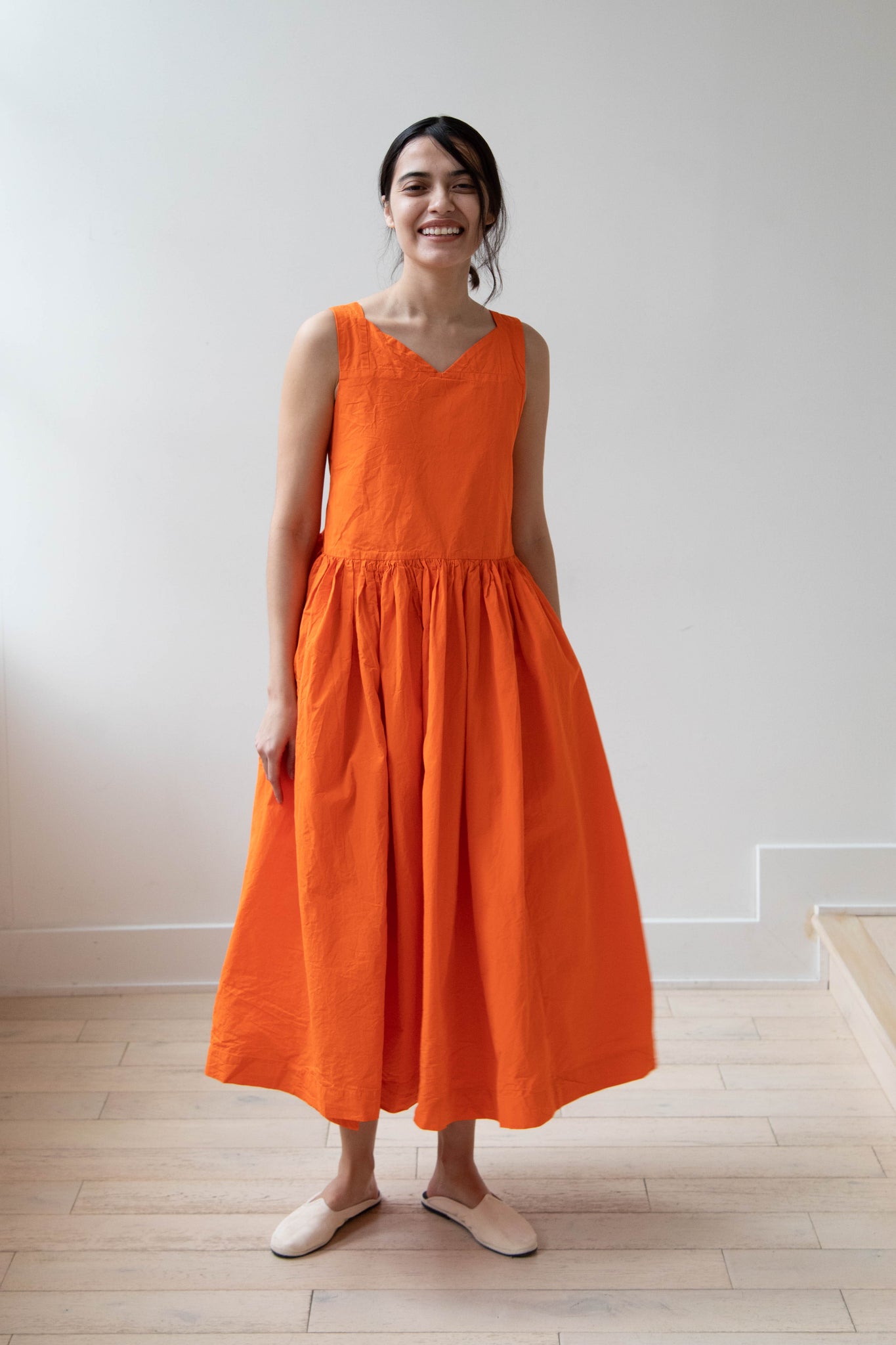 Casey Casey | Tabi V Dress in Orange
