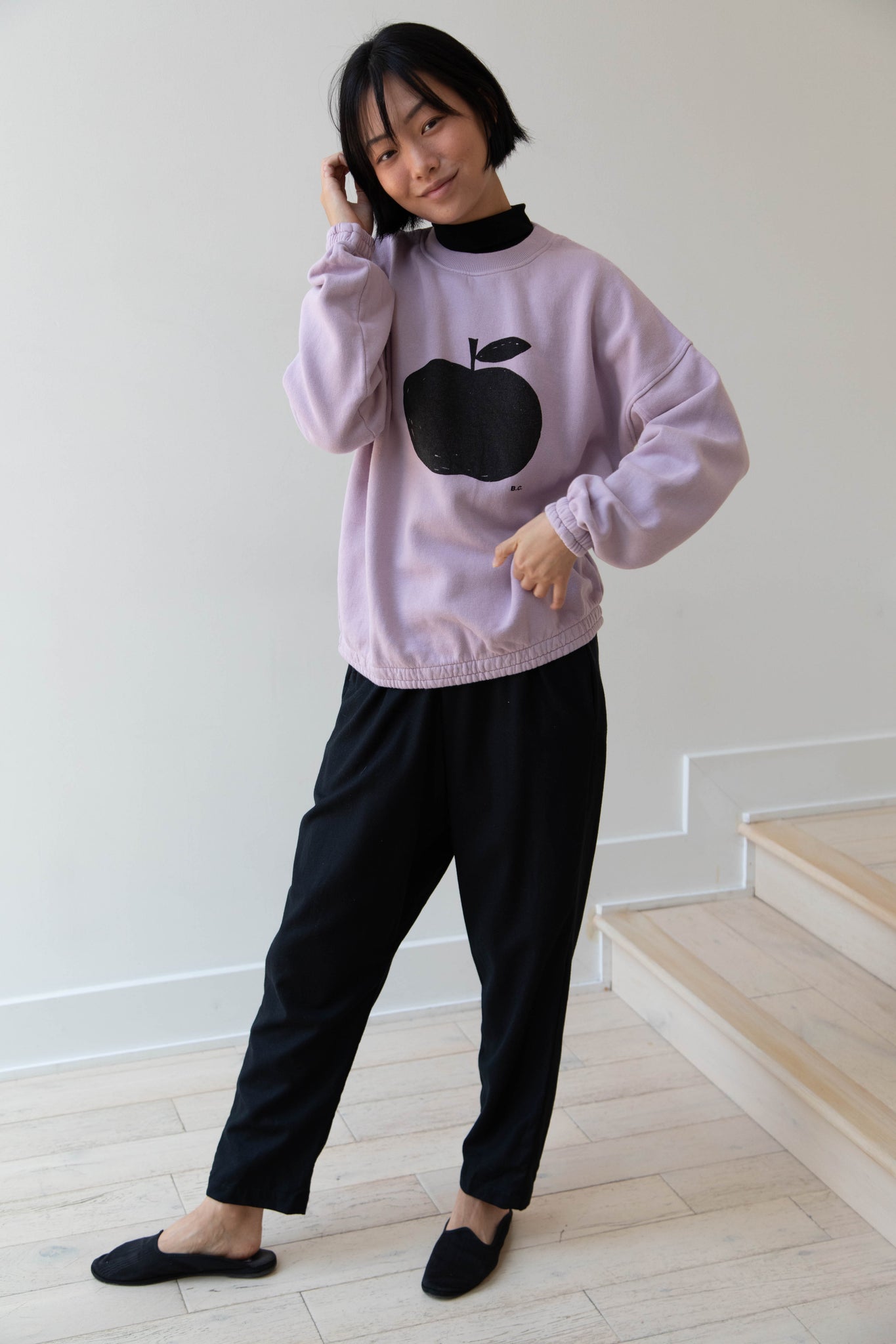 Bobo Choses Poma Sweatshirt in Lavender