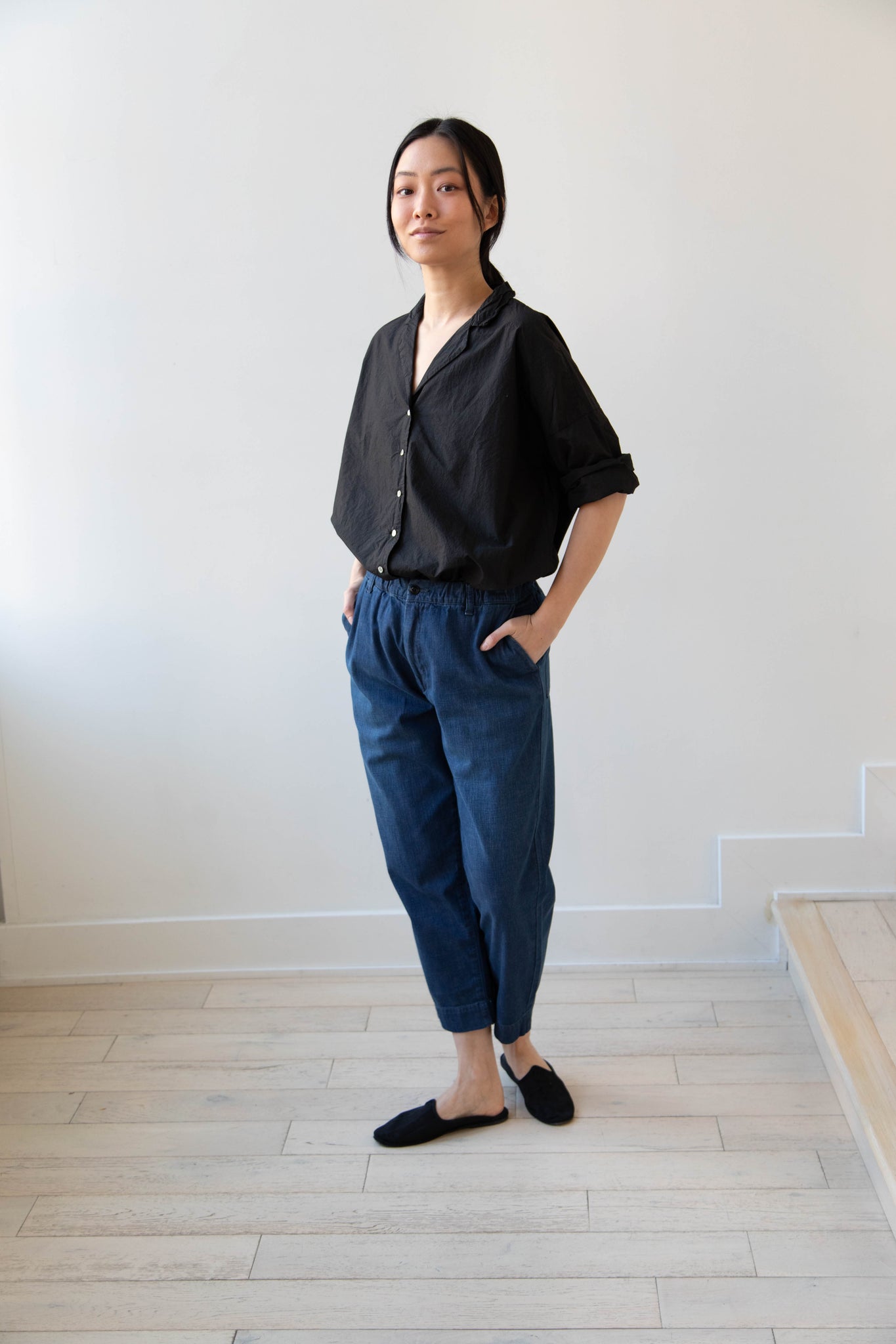 rennes — Album di Famiglia | Loose Shirt TC in Black