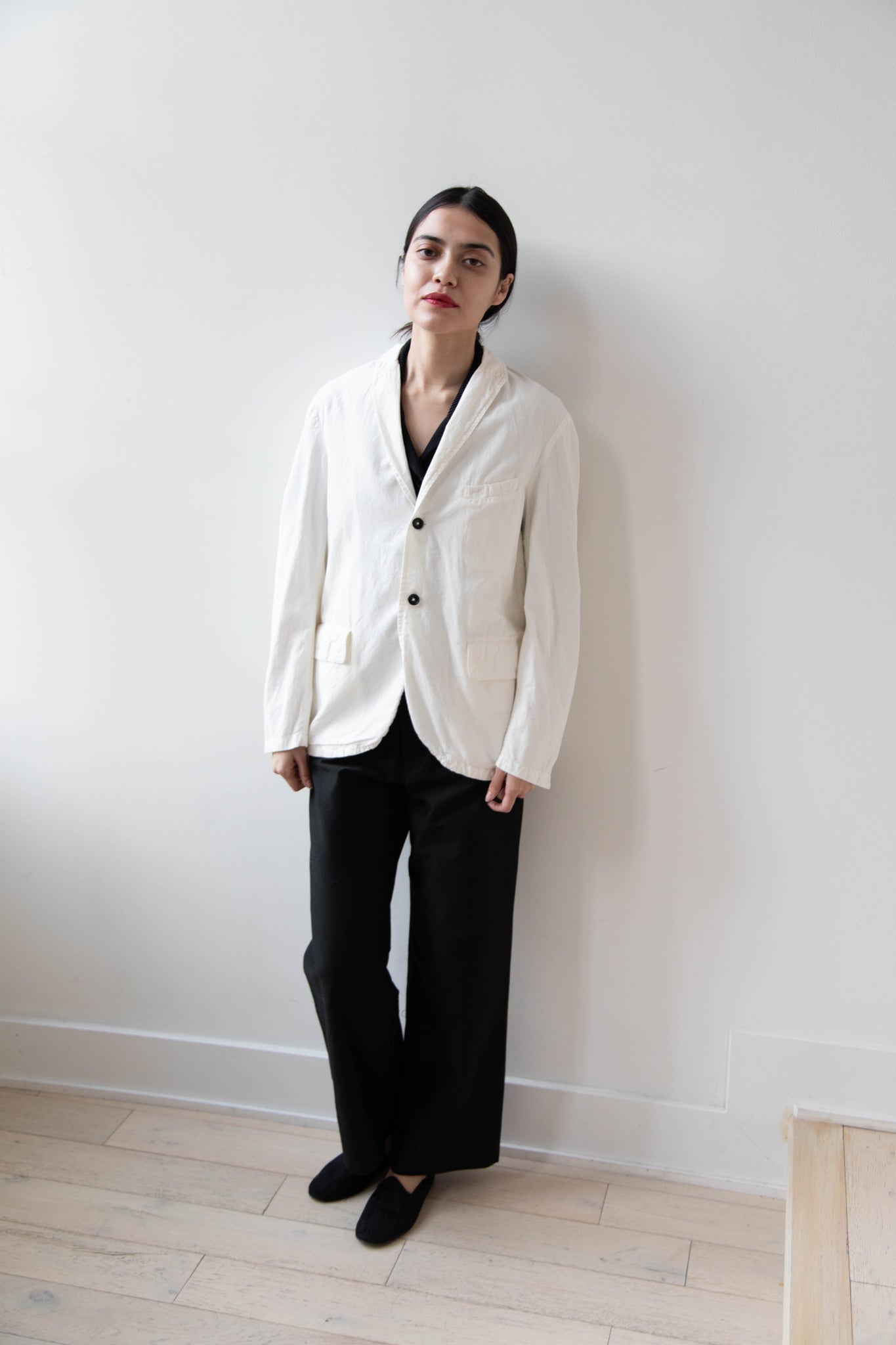 Vas-y Lentement | Tailored Cotton Jacket in Natural