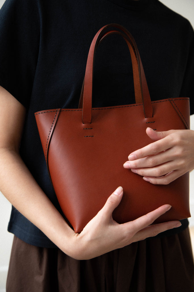 Melete | Asis Small Tote in Chestnut