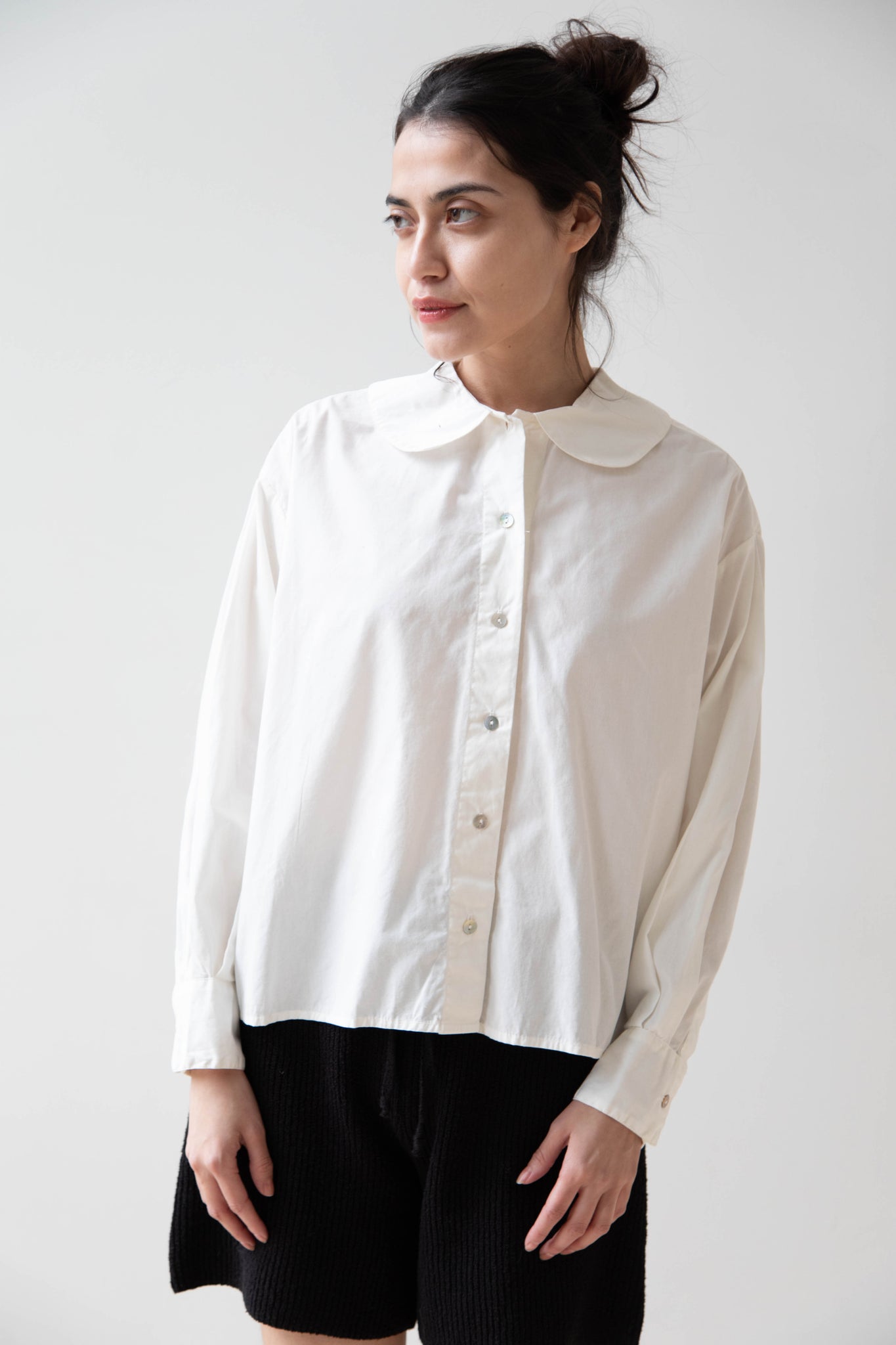 Nitto | Sophia Shirt in Creme Cotton