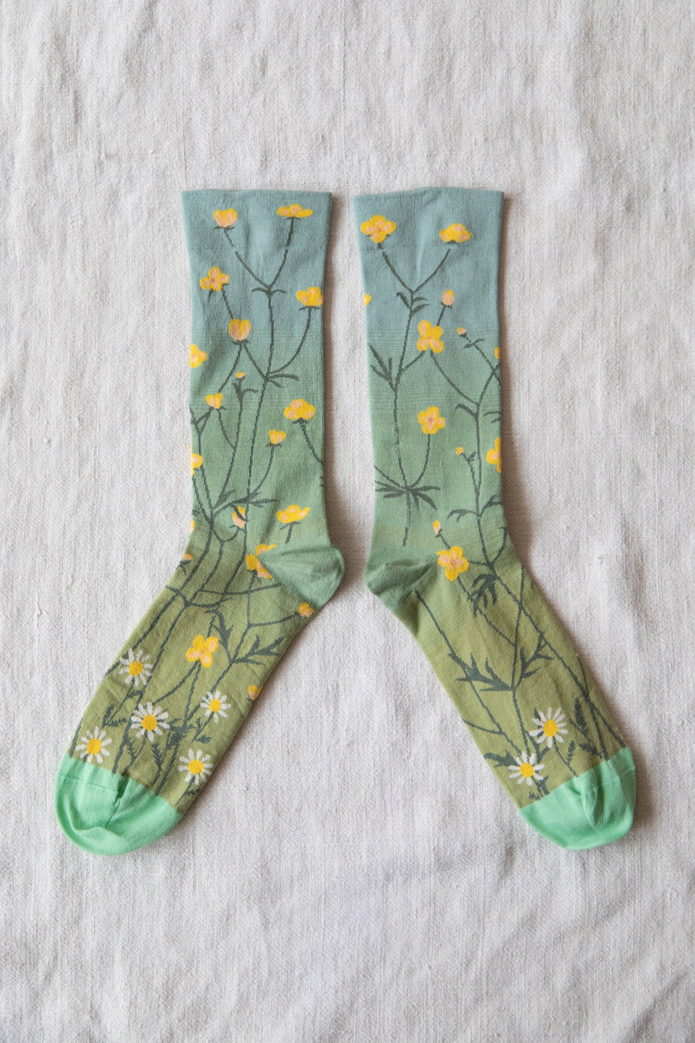 Bonne Maison | Yellow Flower Socks